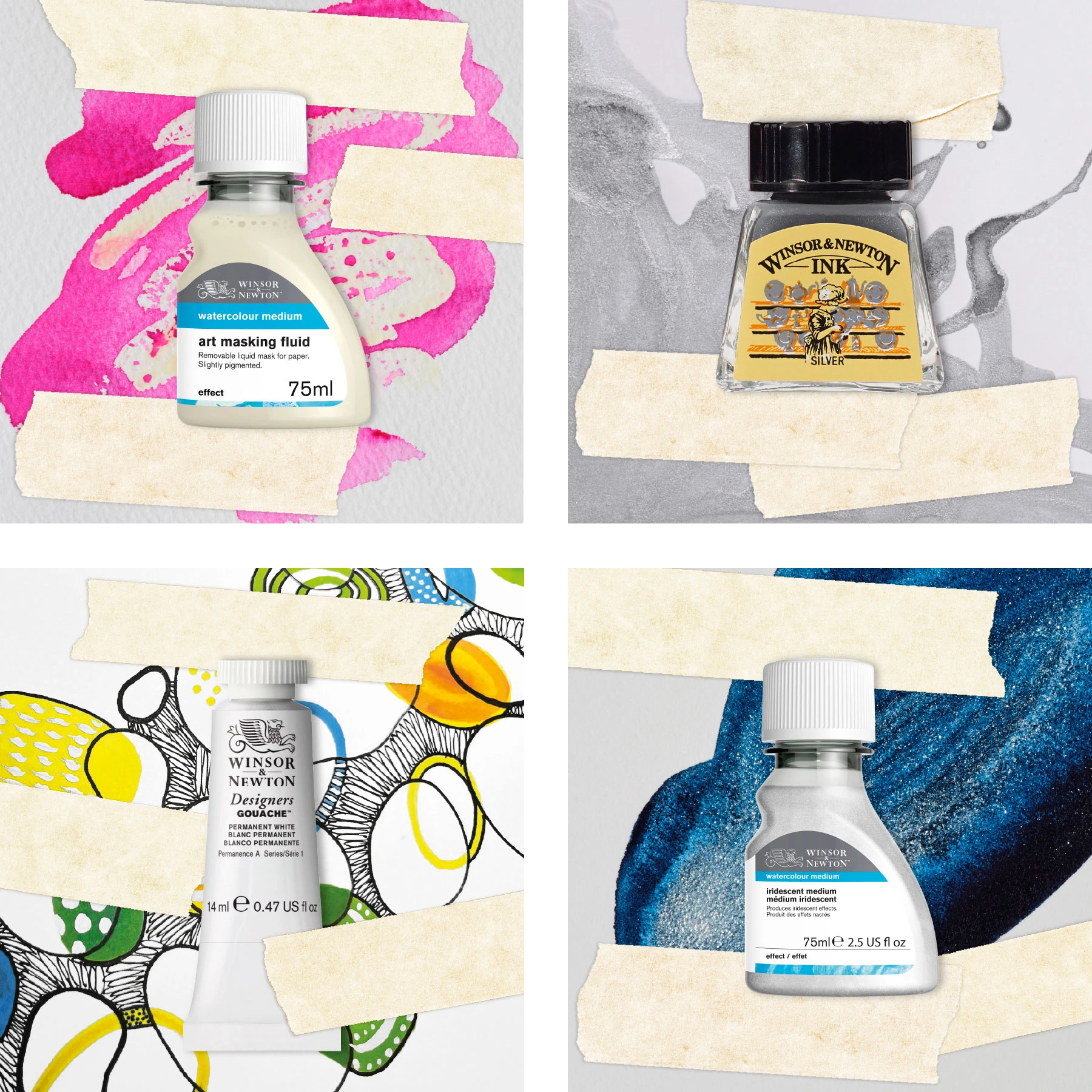 Printed POS displays for Winsor & Newton's North America distributor stores