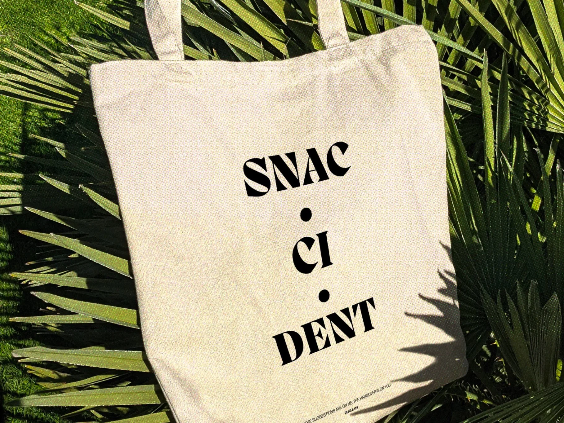 Yes, a tote-bag for all those snaccidents on the go!