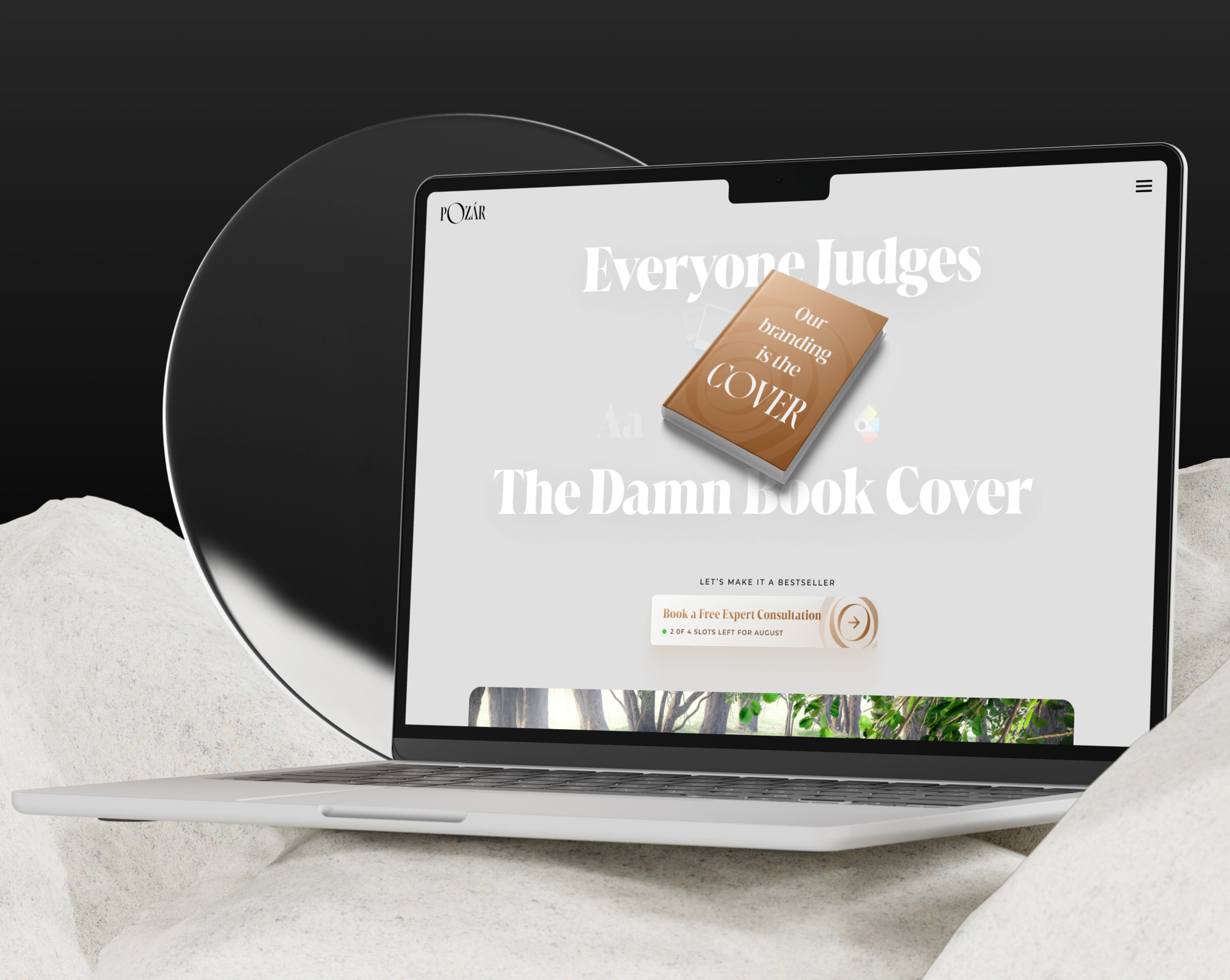 Hero Section of Pozar's Home Page