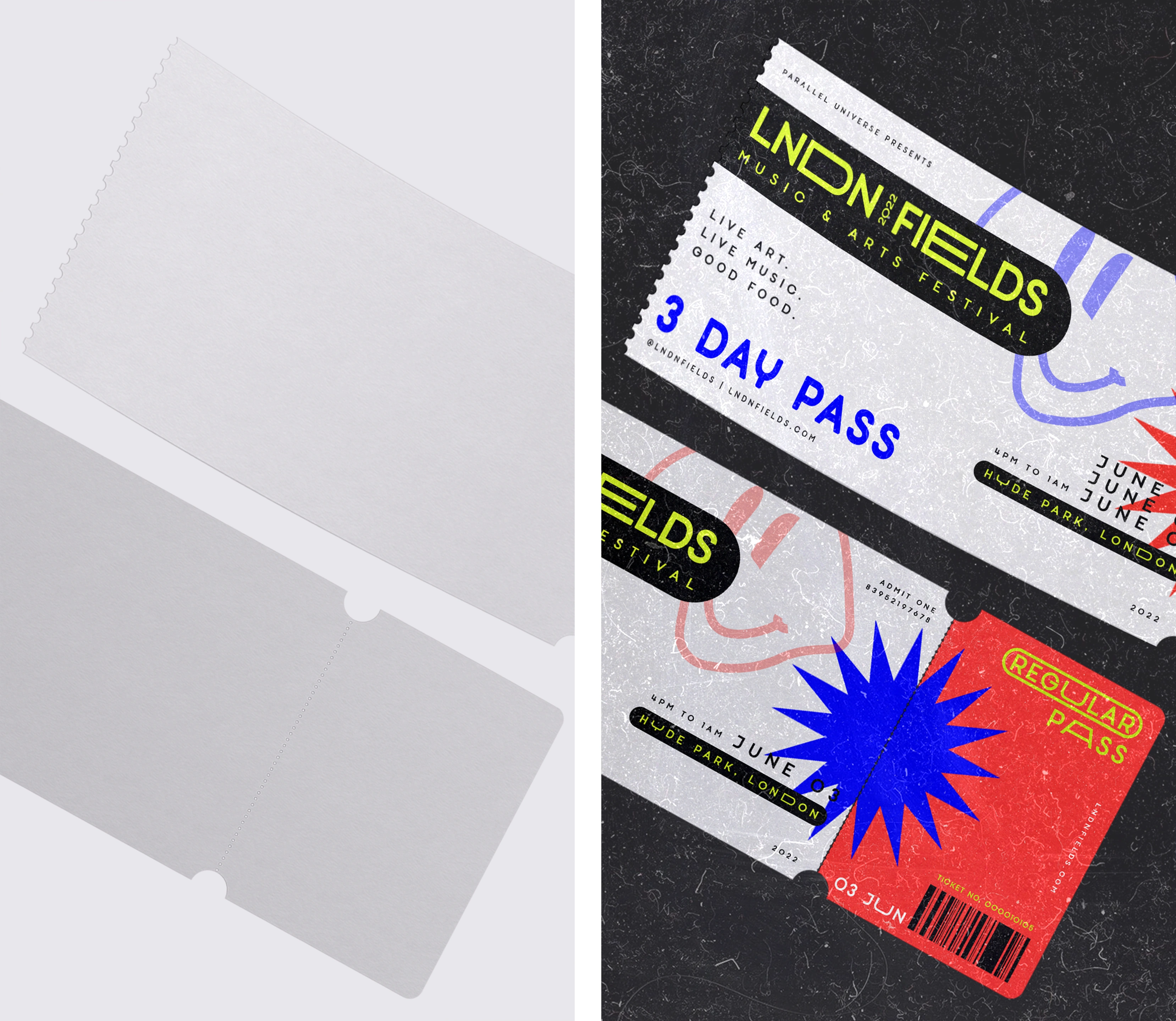 Event Ticket Design