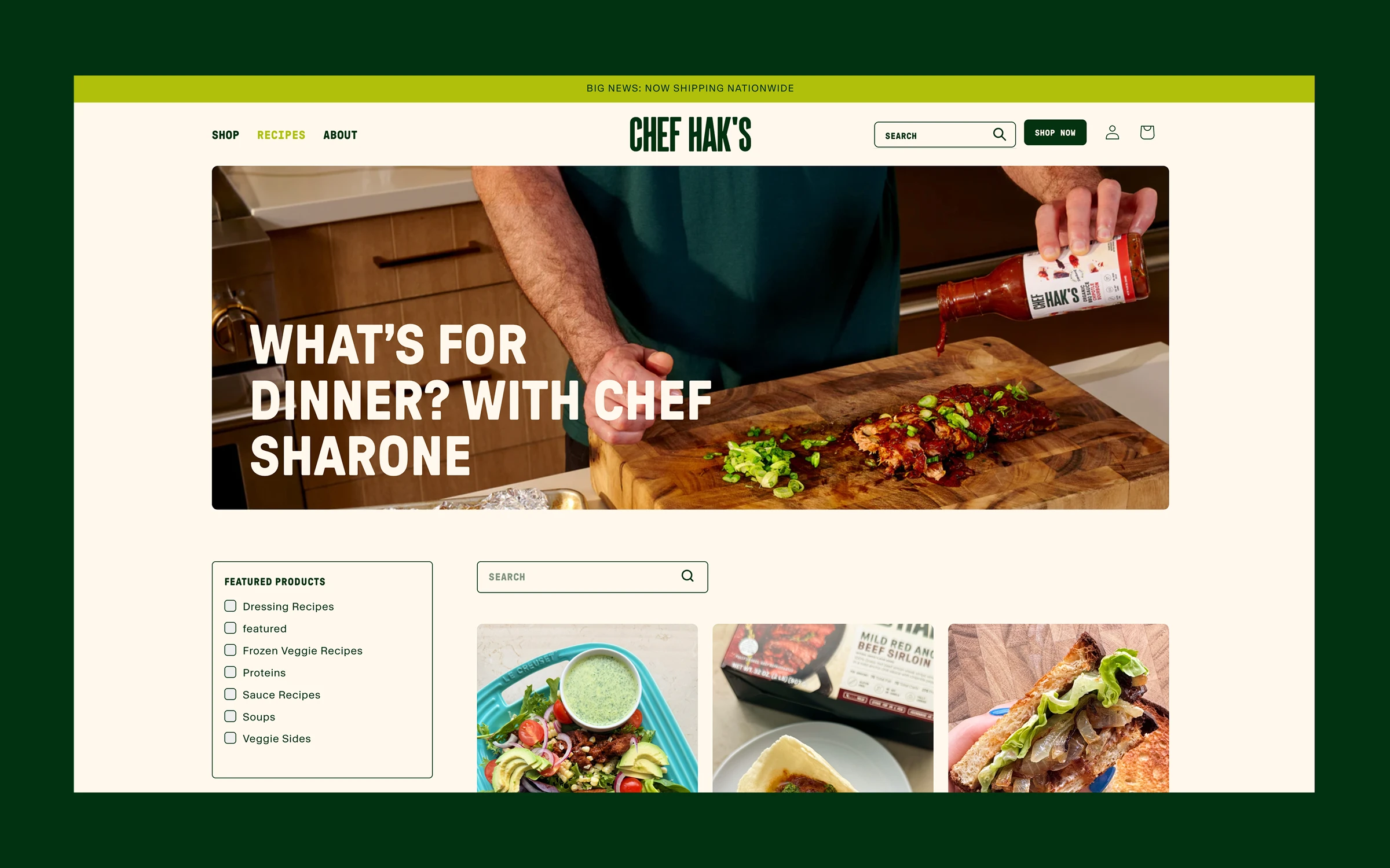 Recipe Page