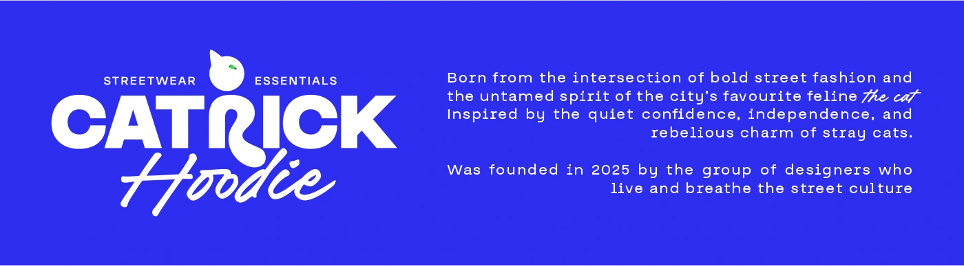 Catrick fashion apparel brand story in modern layout