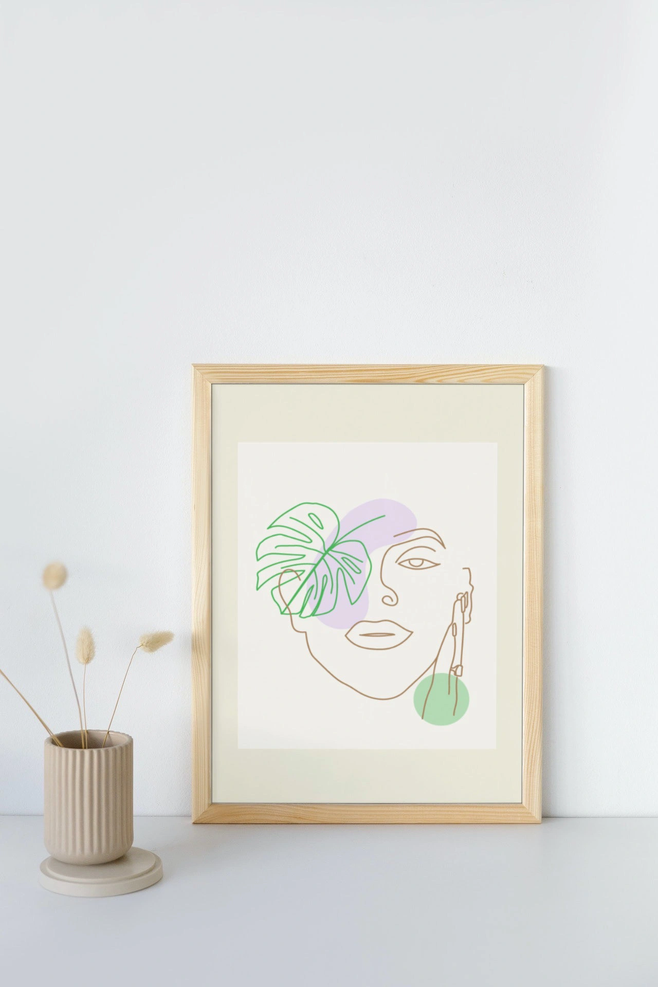 face line art