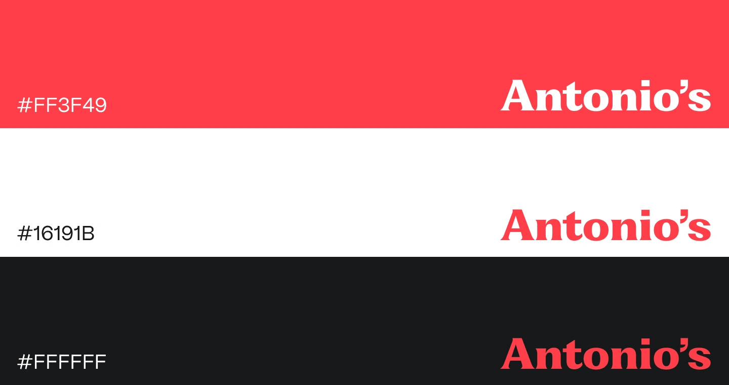 Brand colours and logo