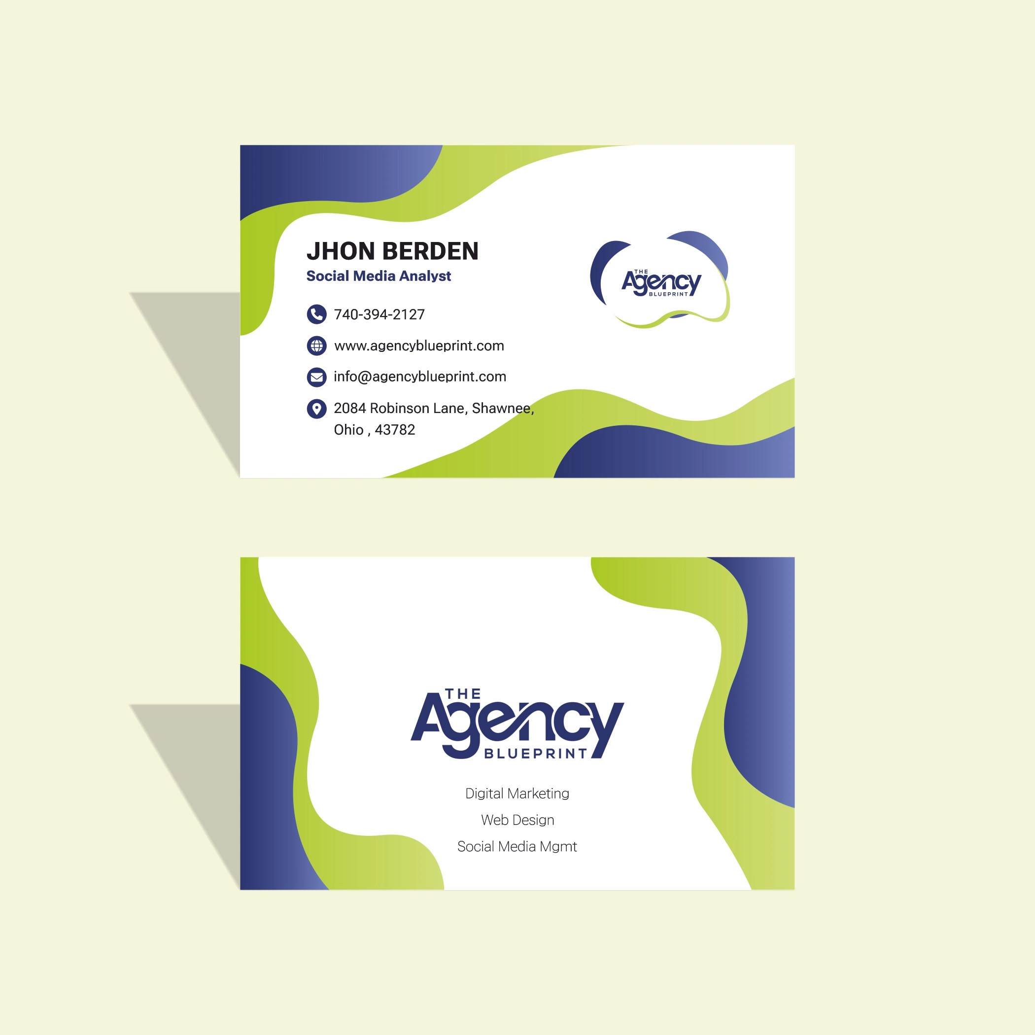 Business card design