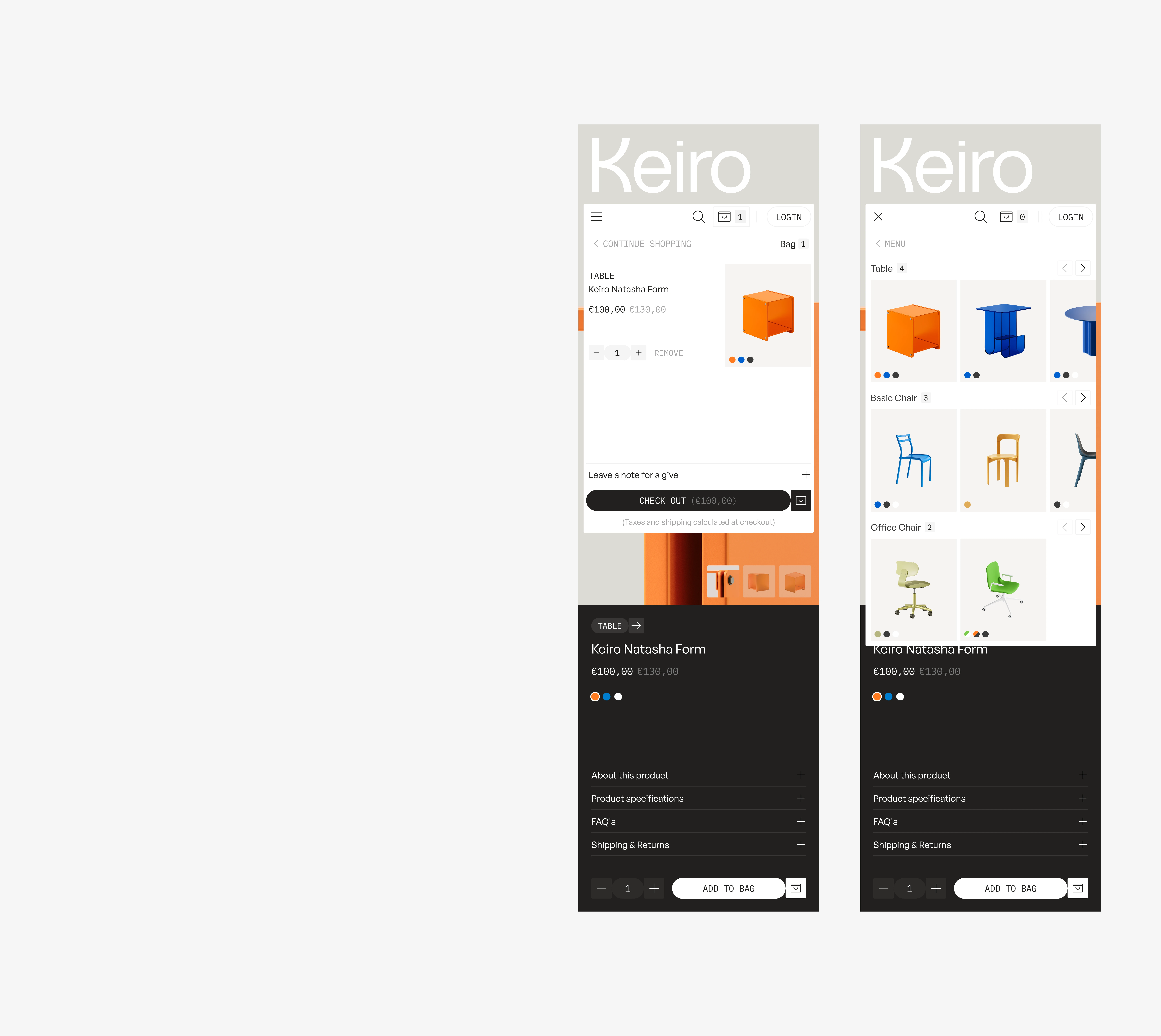 Dashbord - Responsive Version