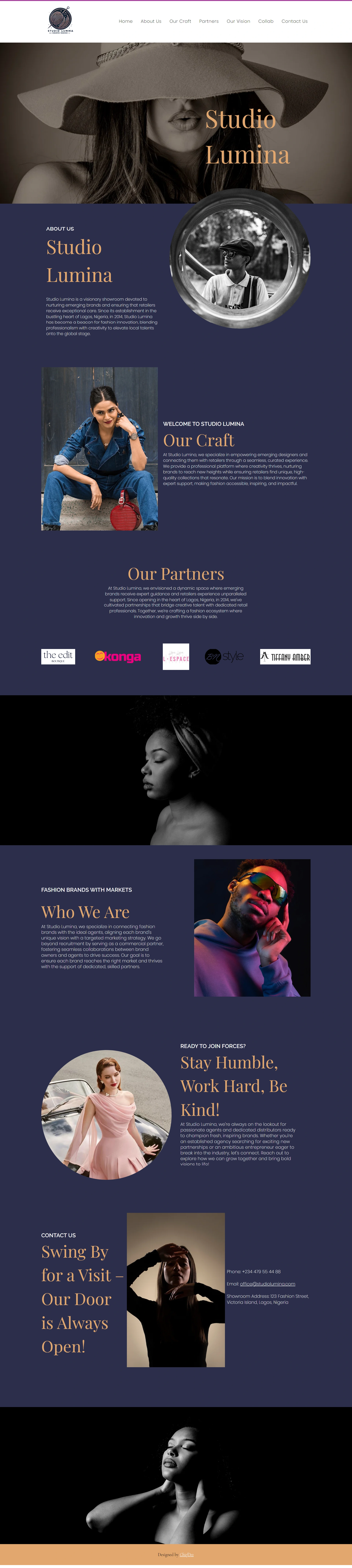 Responsive Wix Fashion Website