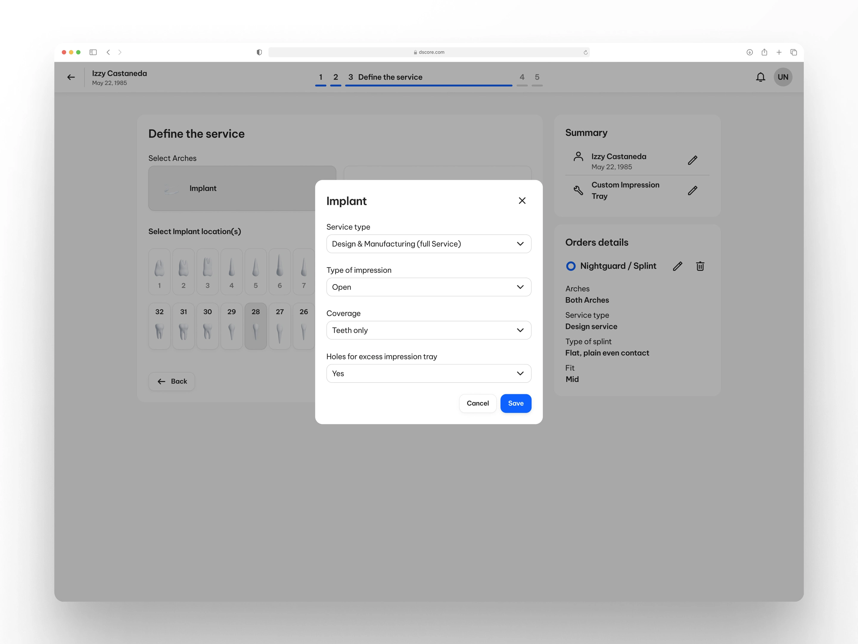 Ordering Portal for Healthcare Professionals