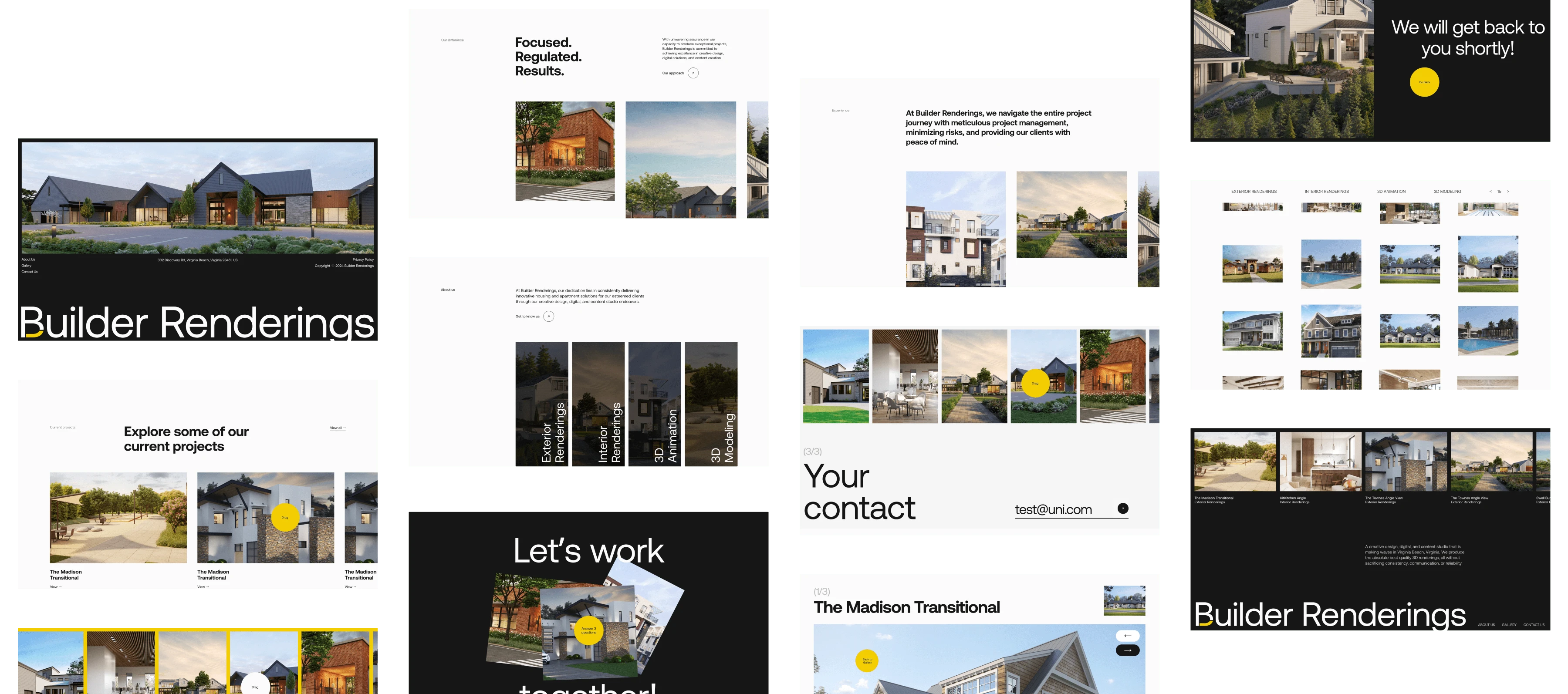 Website Pages Collage