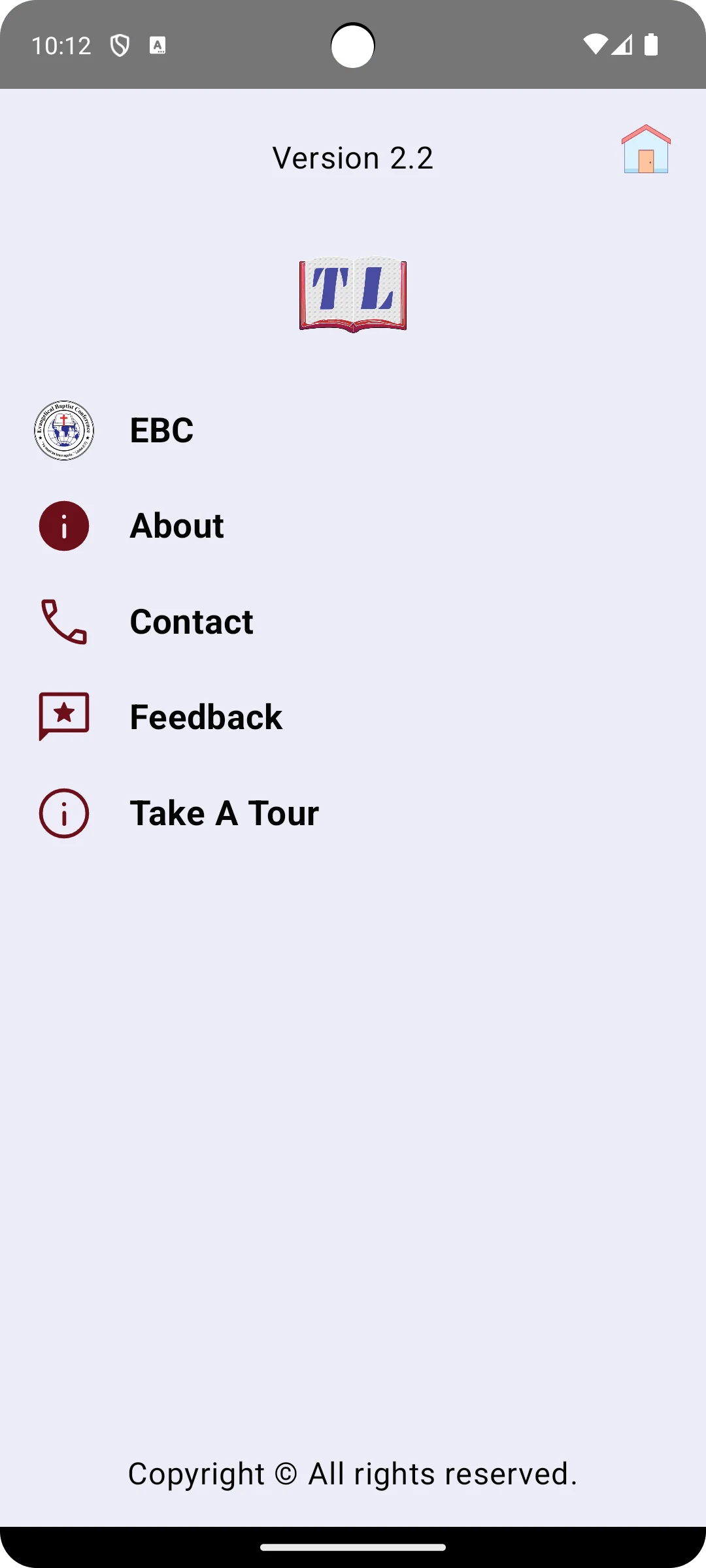 Menu option 