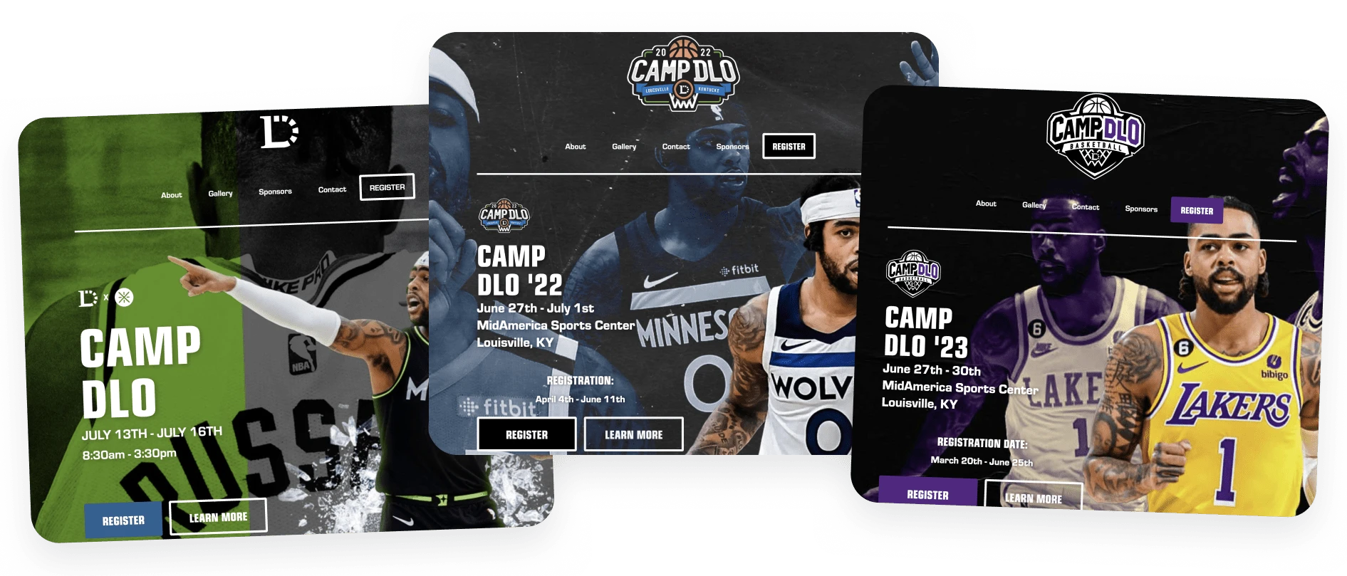 Camp DLO progression 2021 - 2023