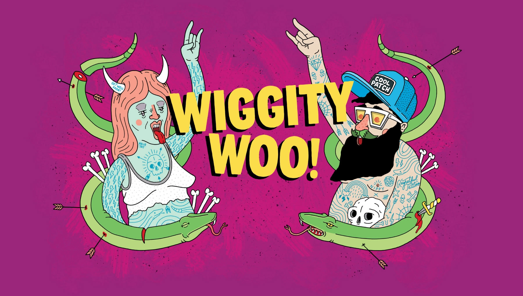 Website hero artwork featuring Session and Hops.