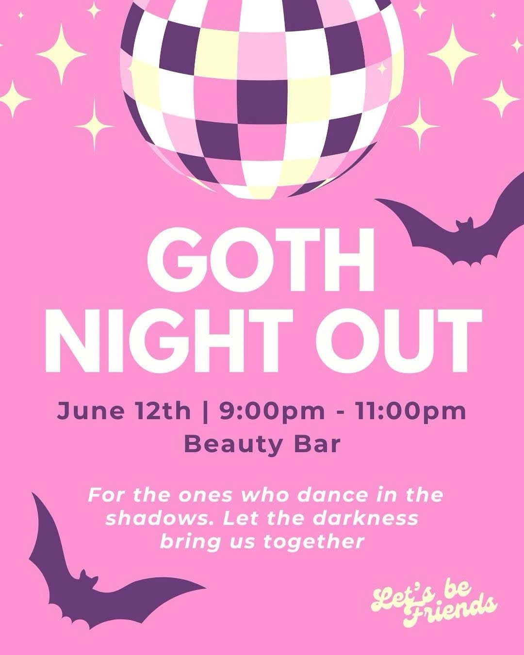 Goth Night Out Event at Beauty Bar