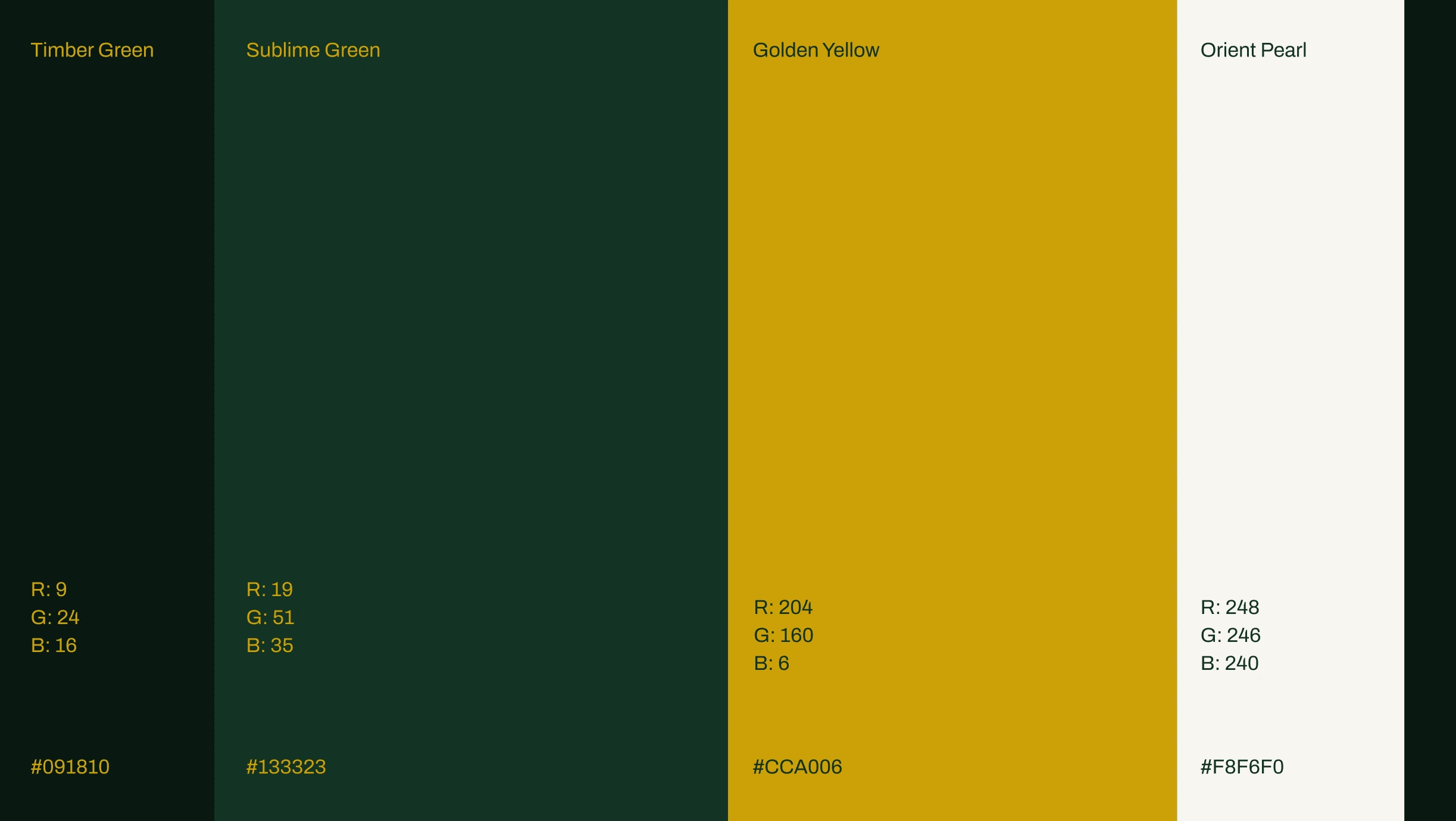 DOT Brand Color Palette