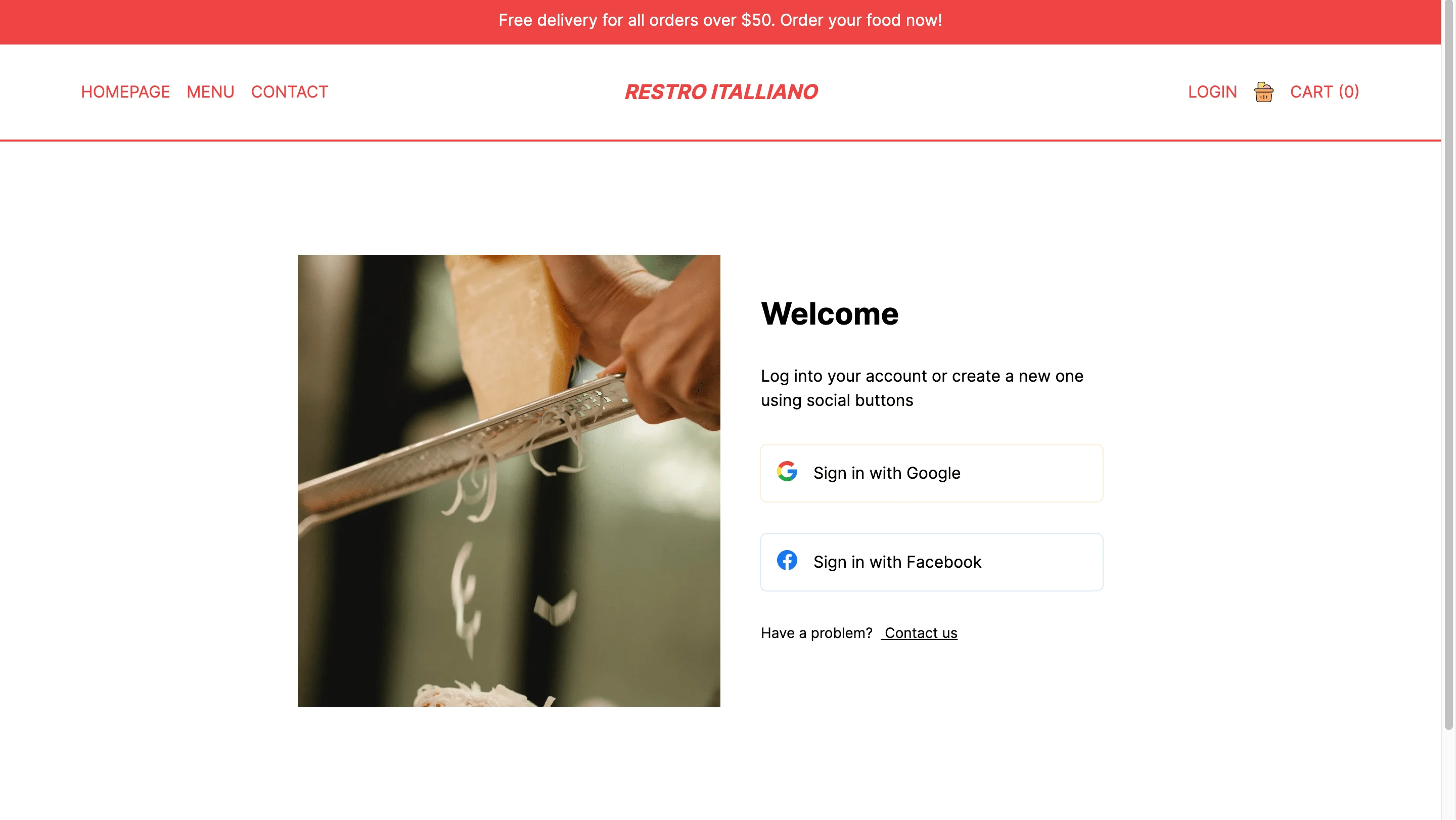 Login Page