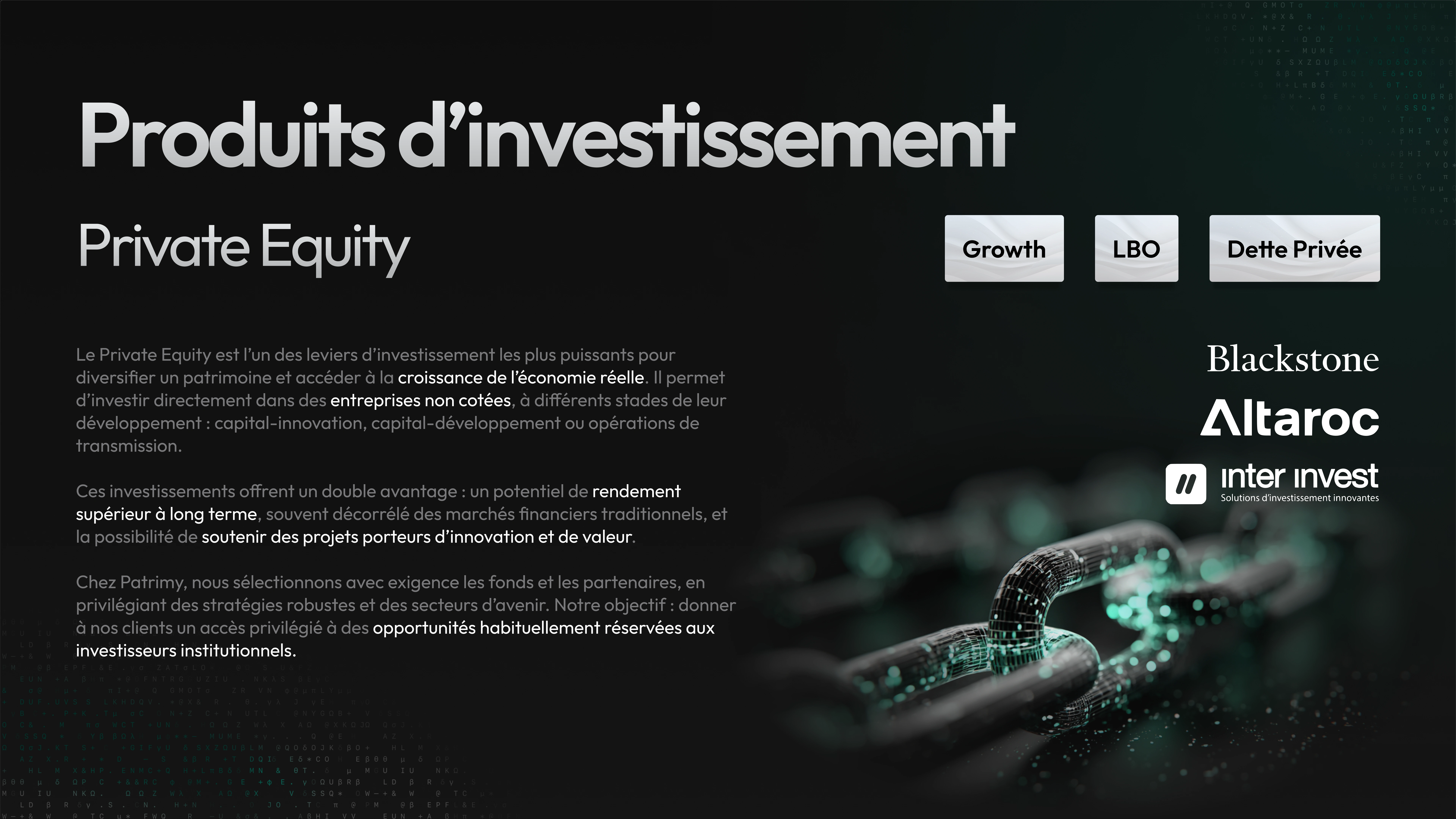 Private Equity & Patrimy