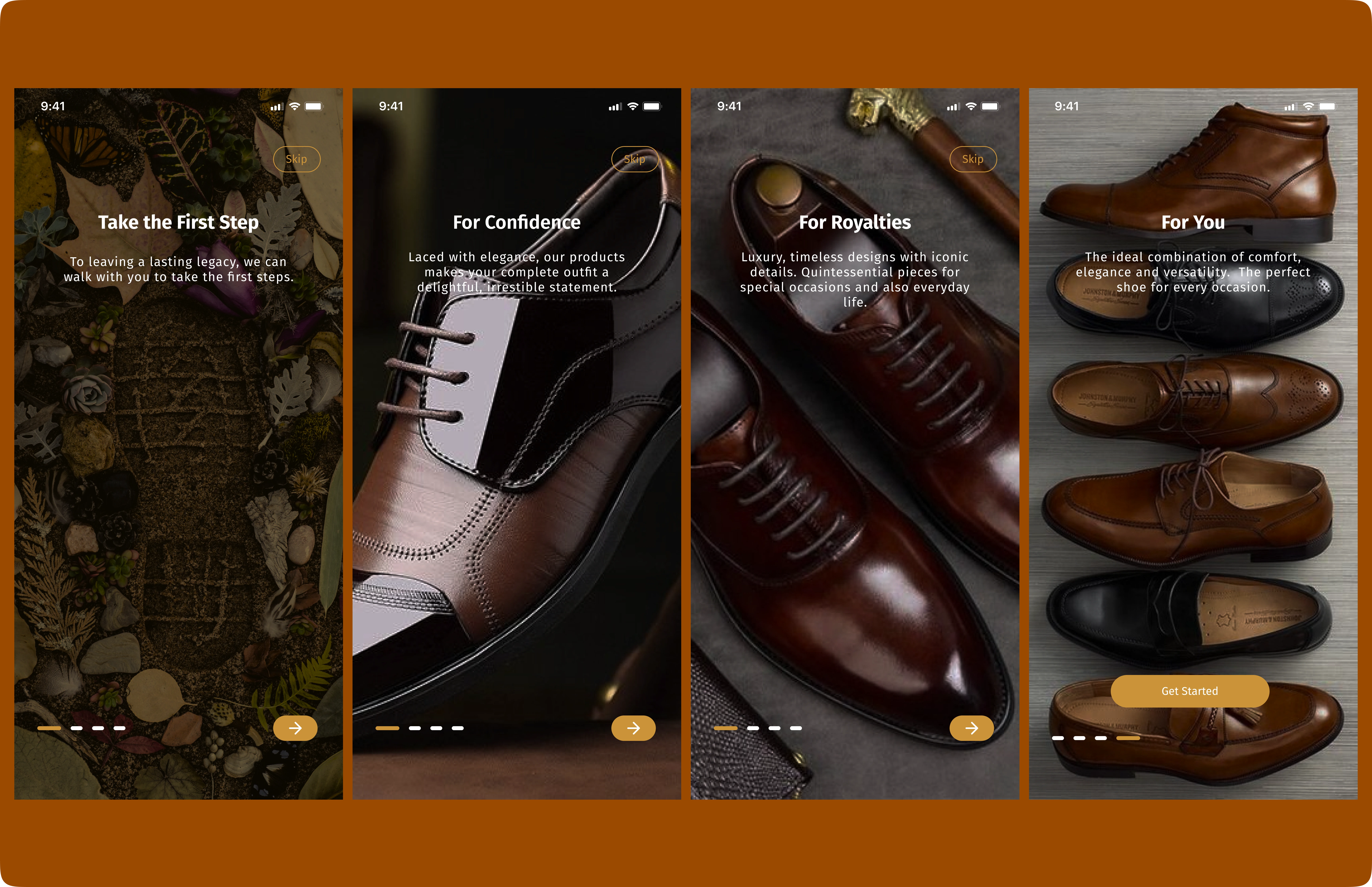 Onboarding UIs