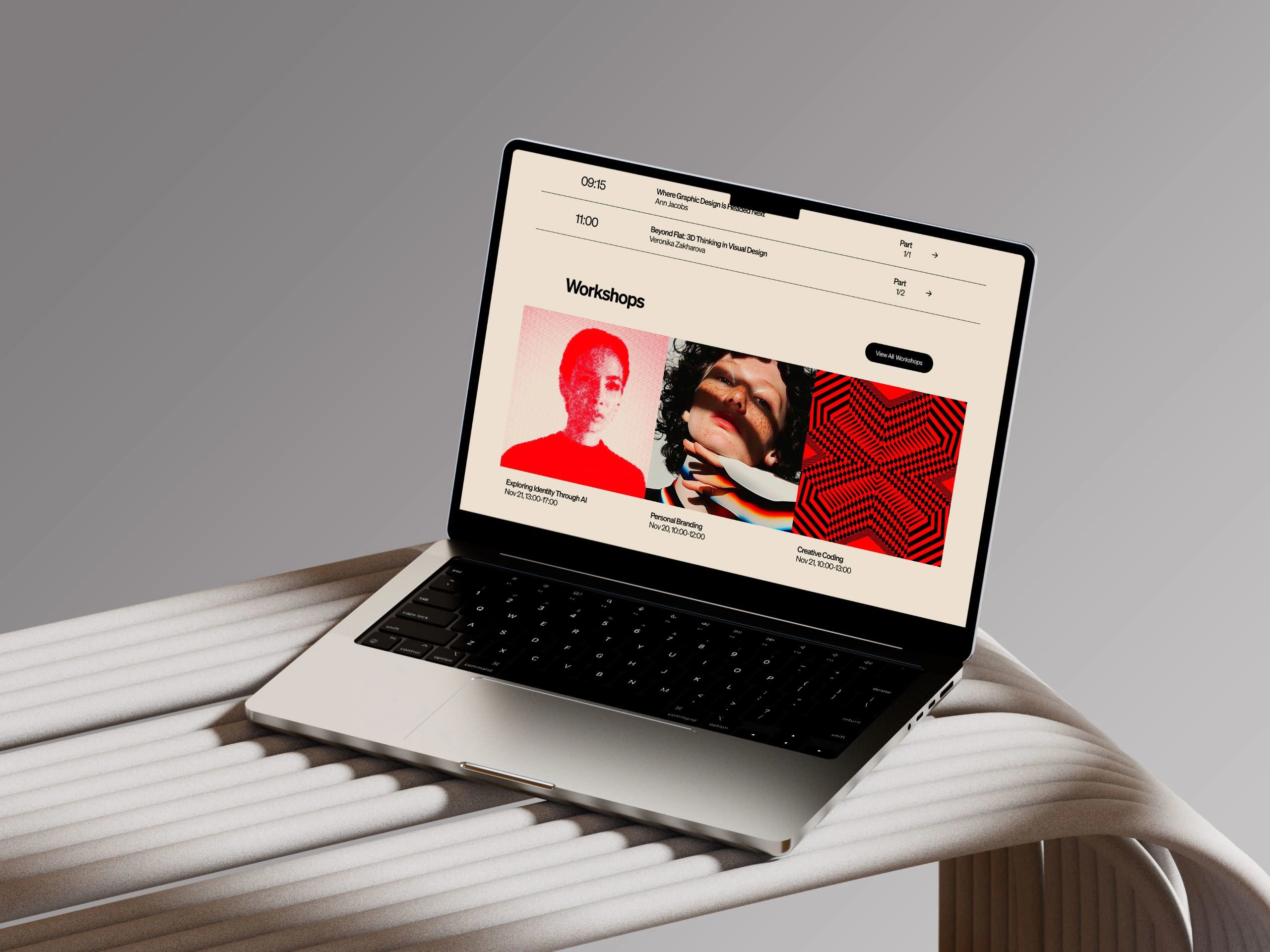 Design Forward Festival Landing Page