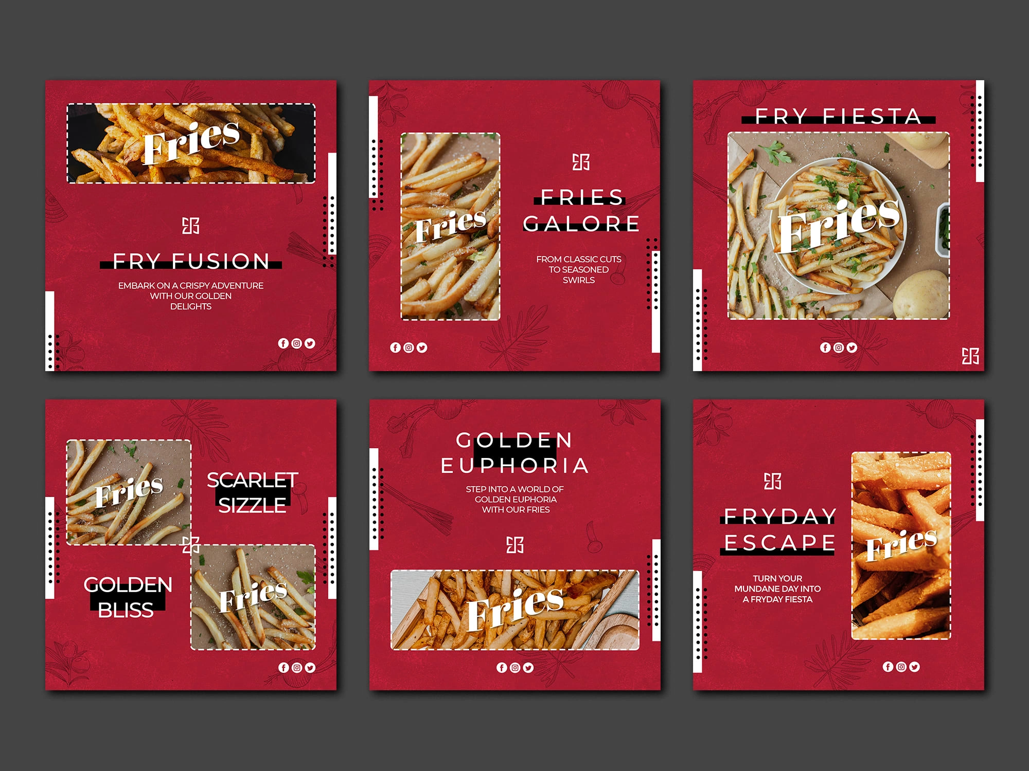 French Fries set