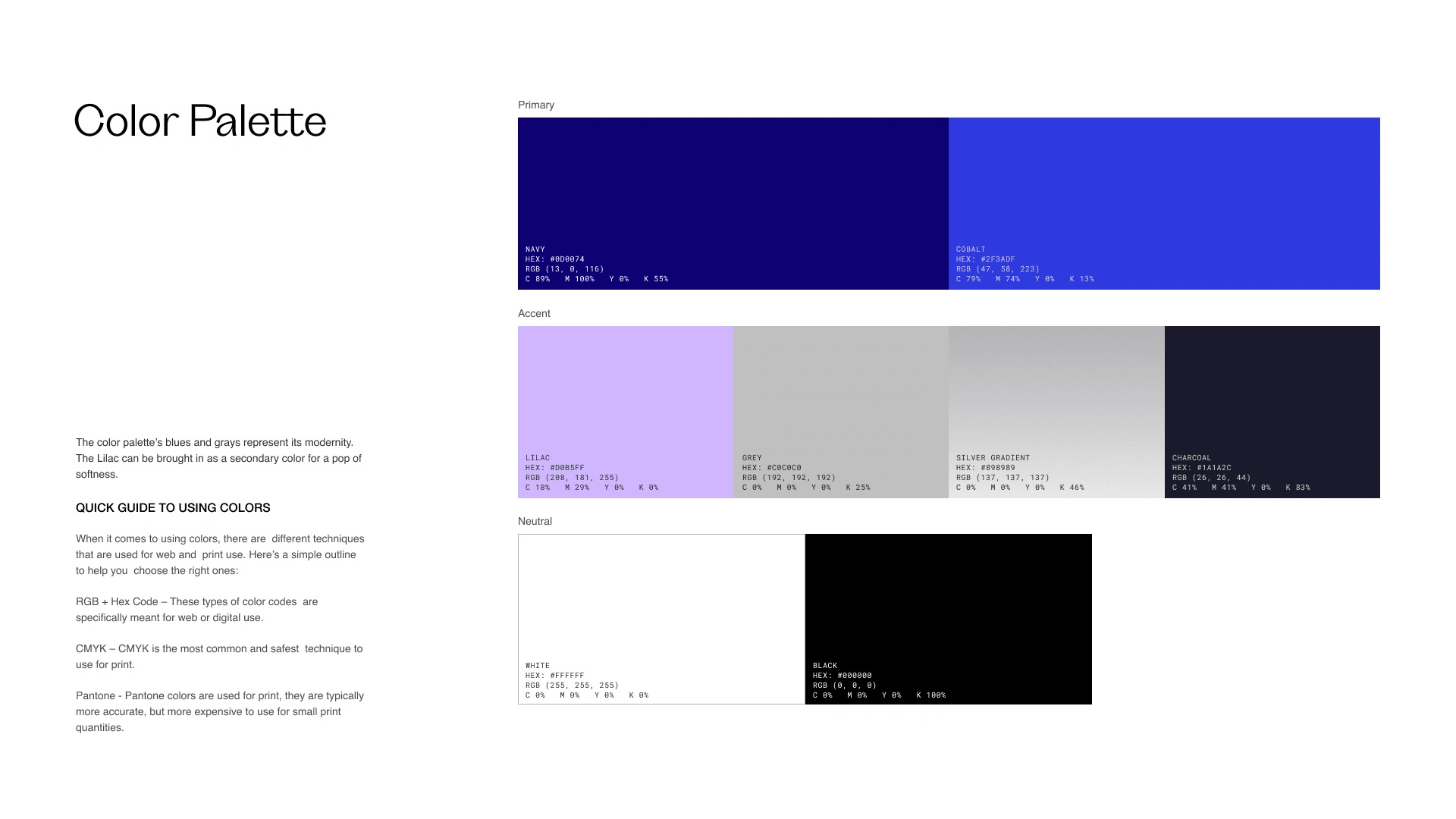 COLOR PALETTE