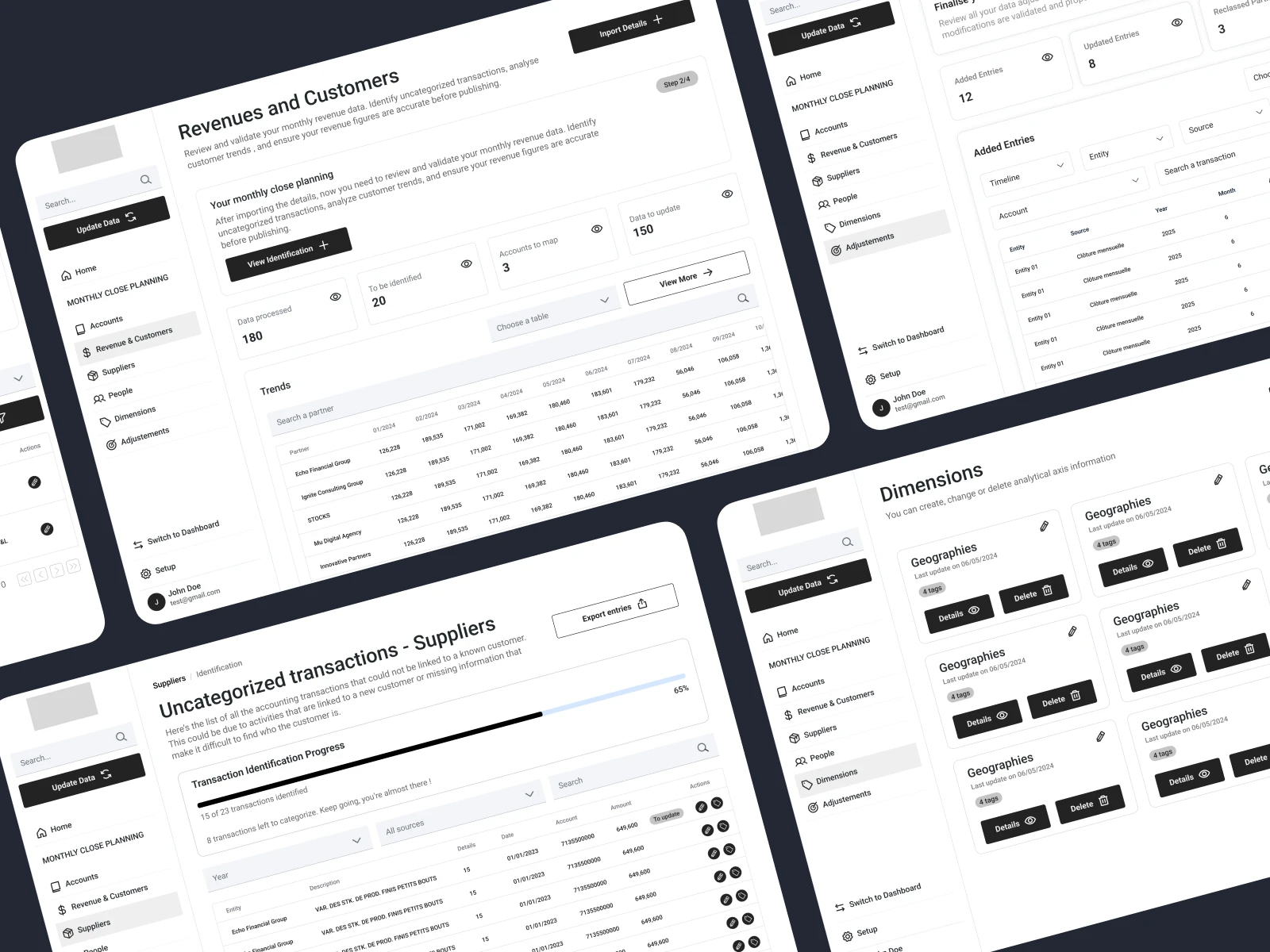 Low Fidelity Wireframes 