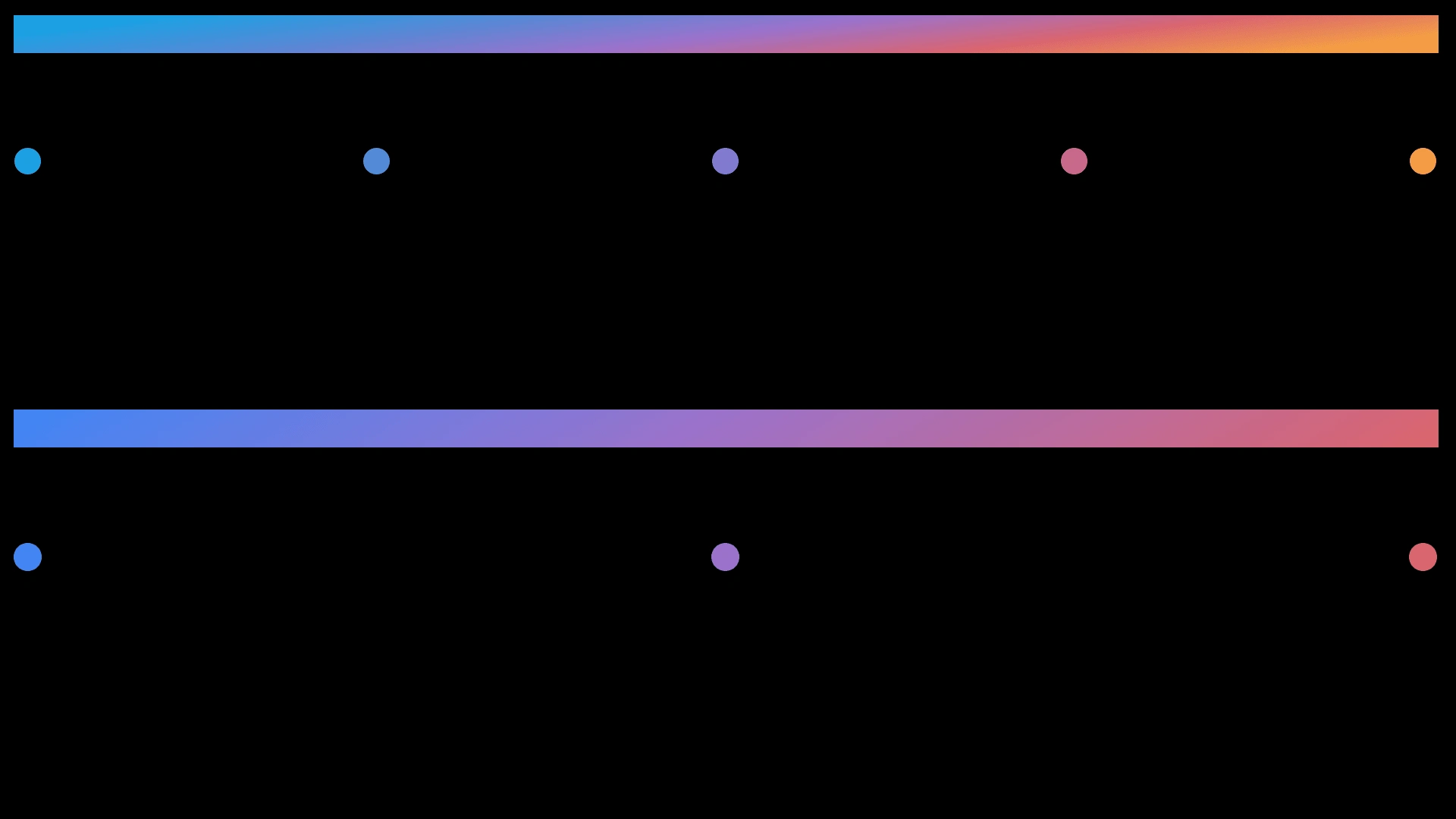 Original color theme (TOP) Redefined color theme (Bottom)