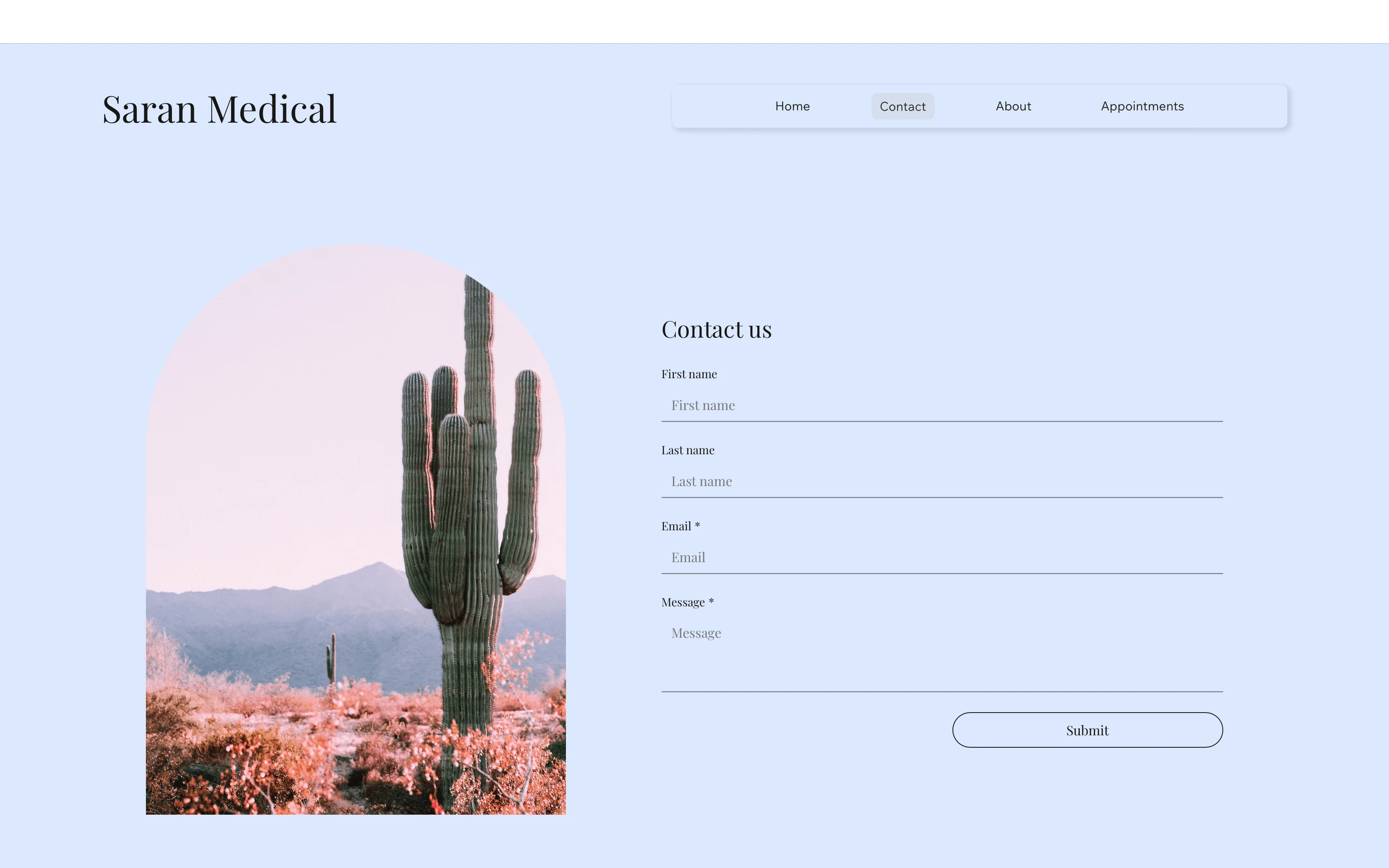 Contact Us Page