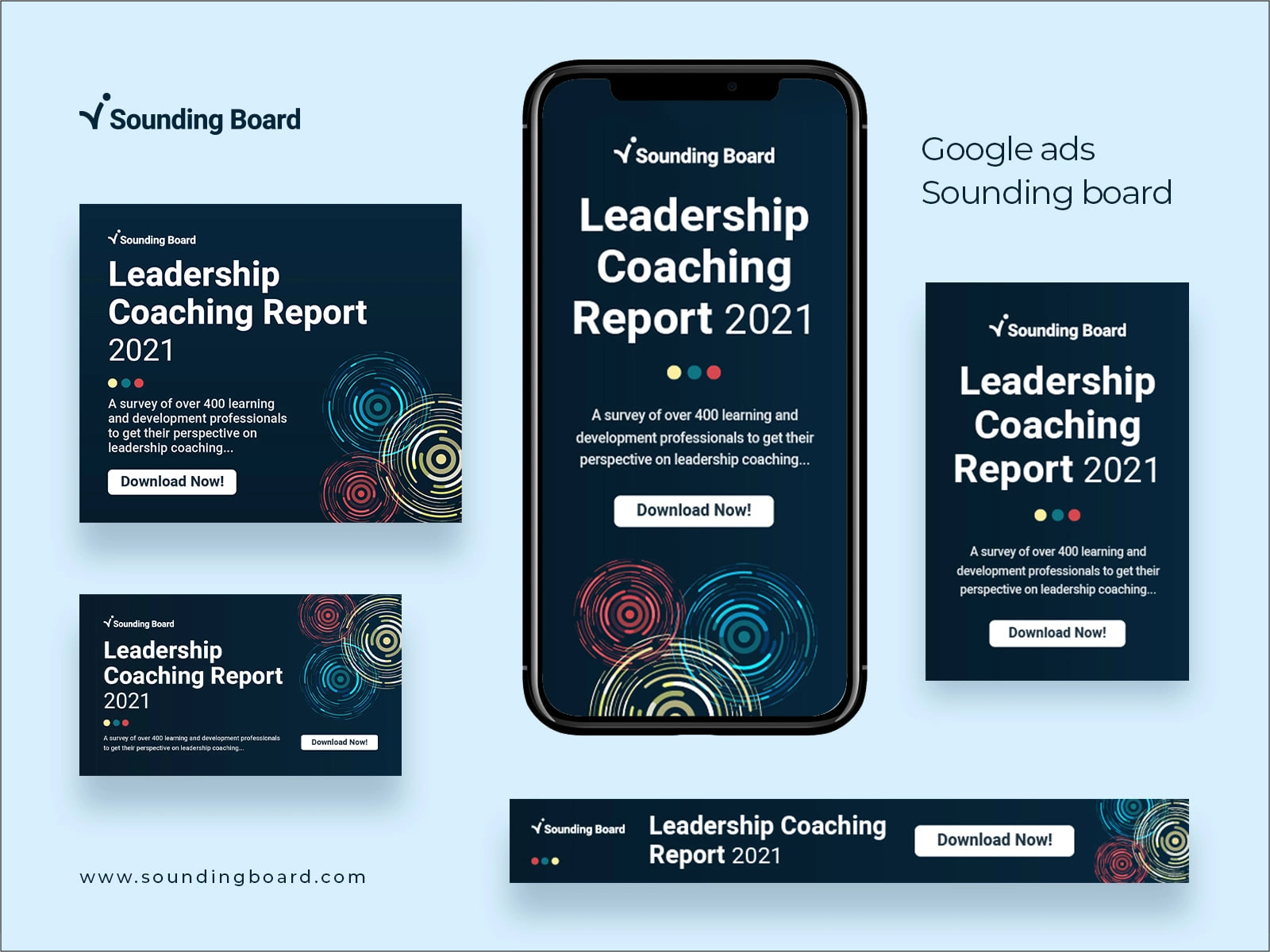 B2B Content Marketing Ads for Executive Coaching