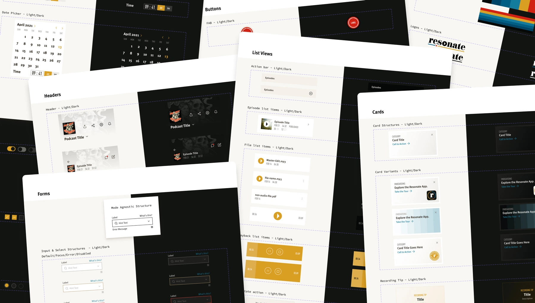 A comprehensive Figma design system, UI kit, and developer documentation were created to support the app’s design and build process.