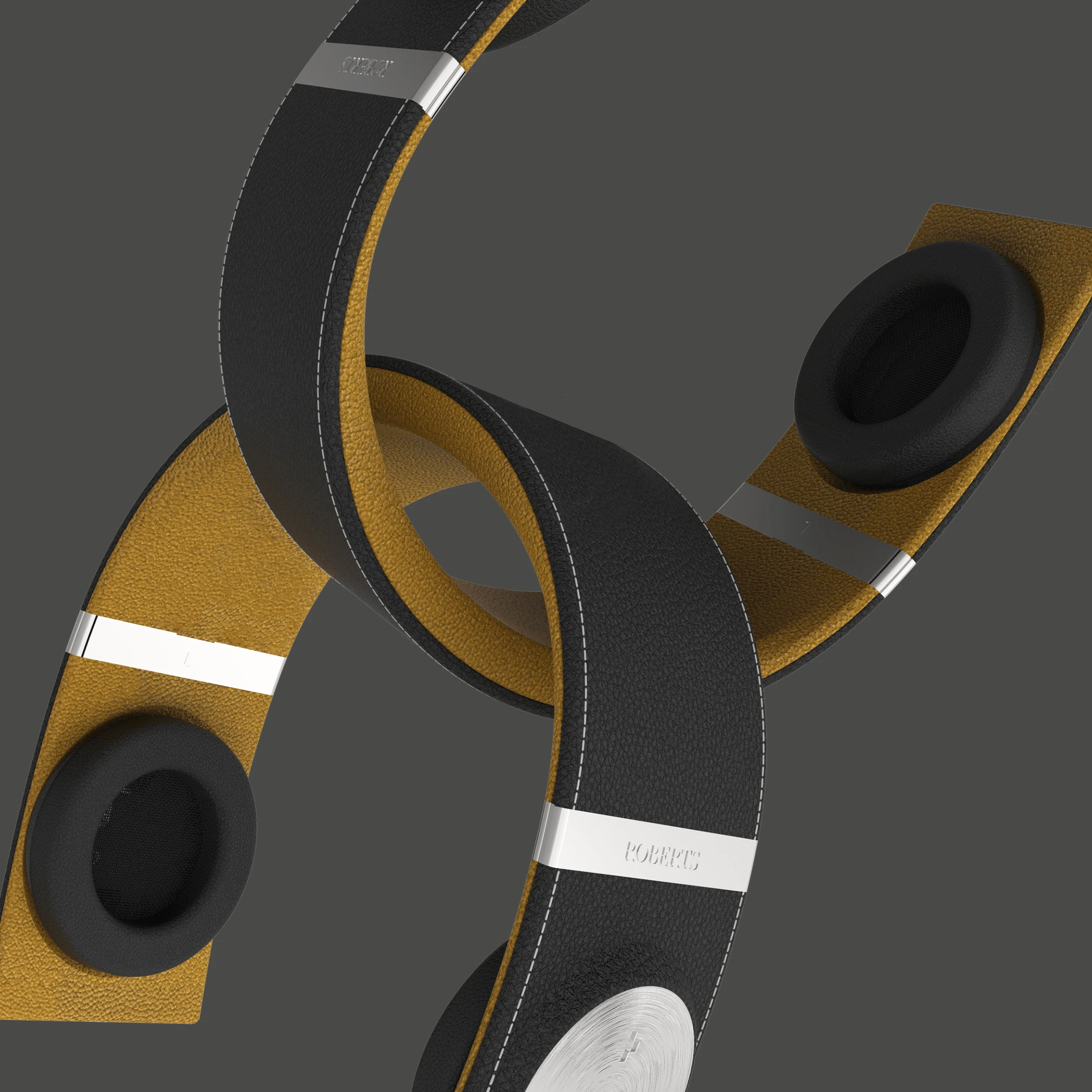 Keyshot render of 'Roberts Radio' headphones