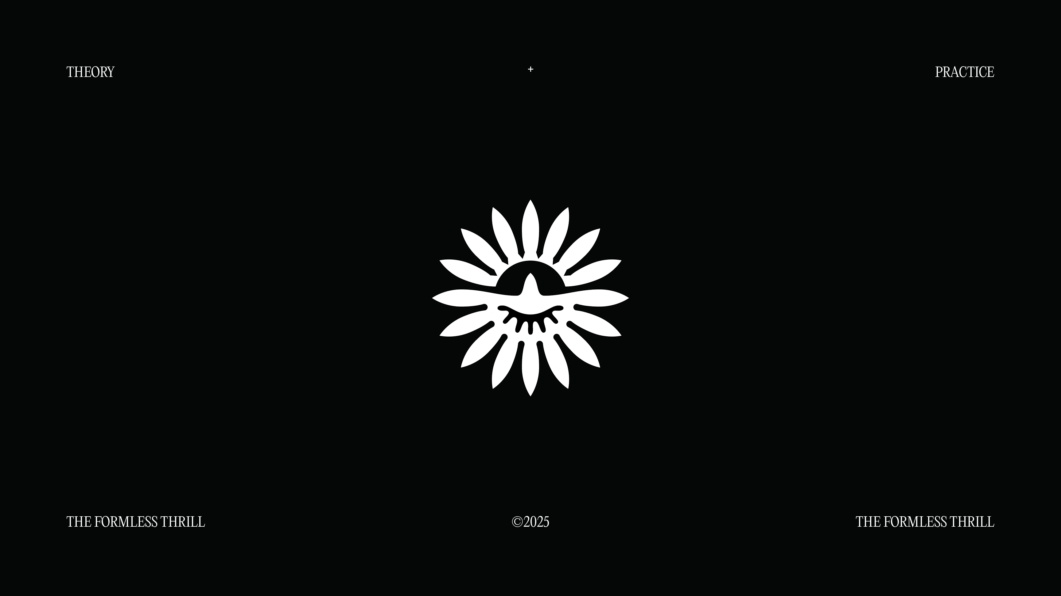 The icon design for The Formless Thrill, a music group out of Michigan.