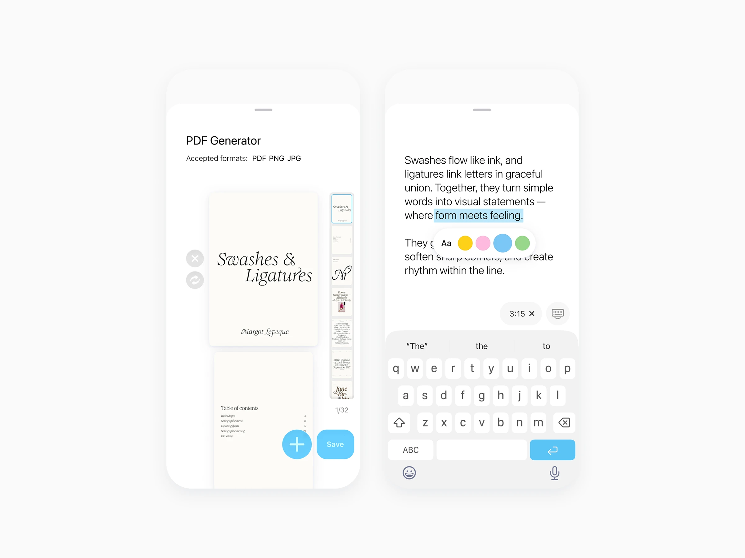 PDF Generator & Notes