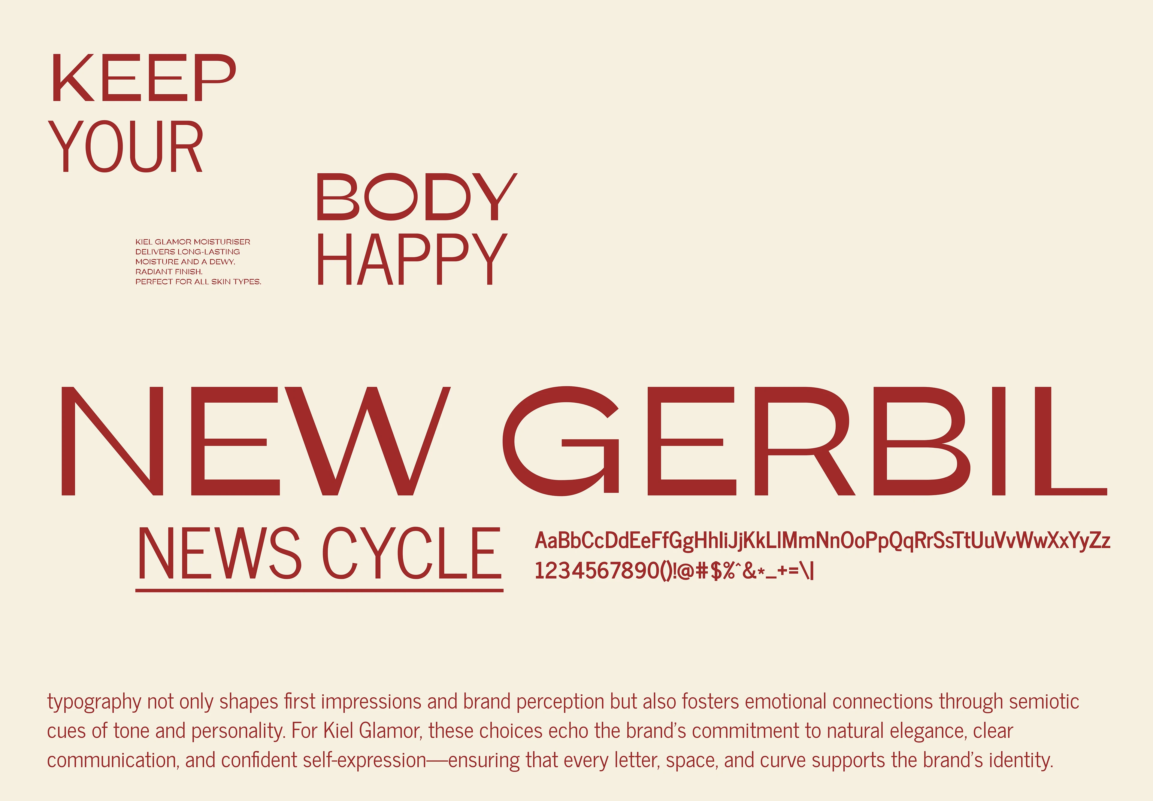 Brand typography