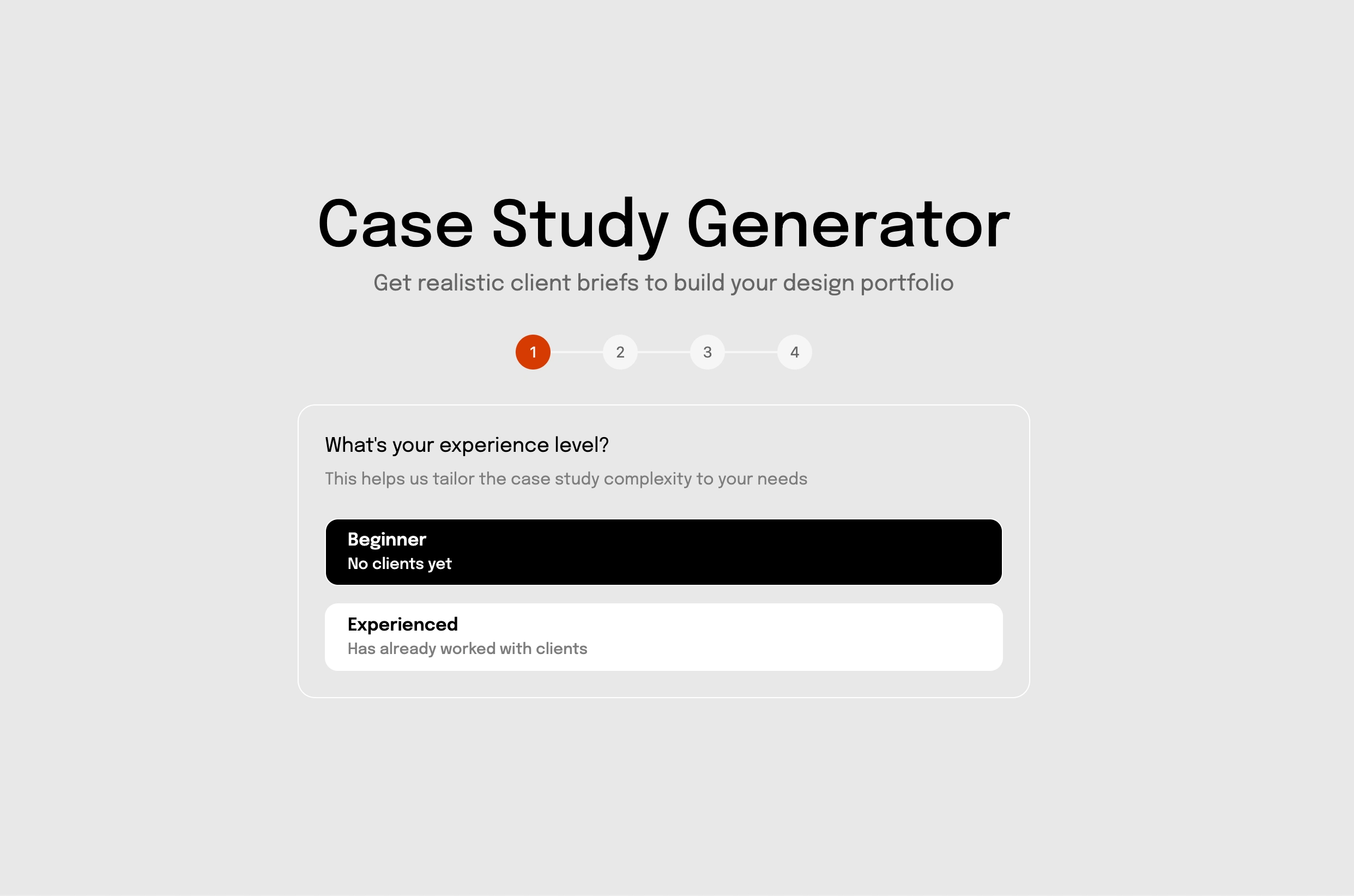Case Study Generator