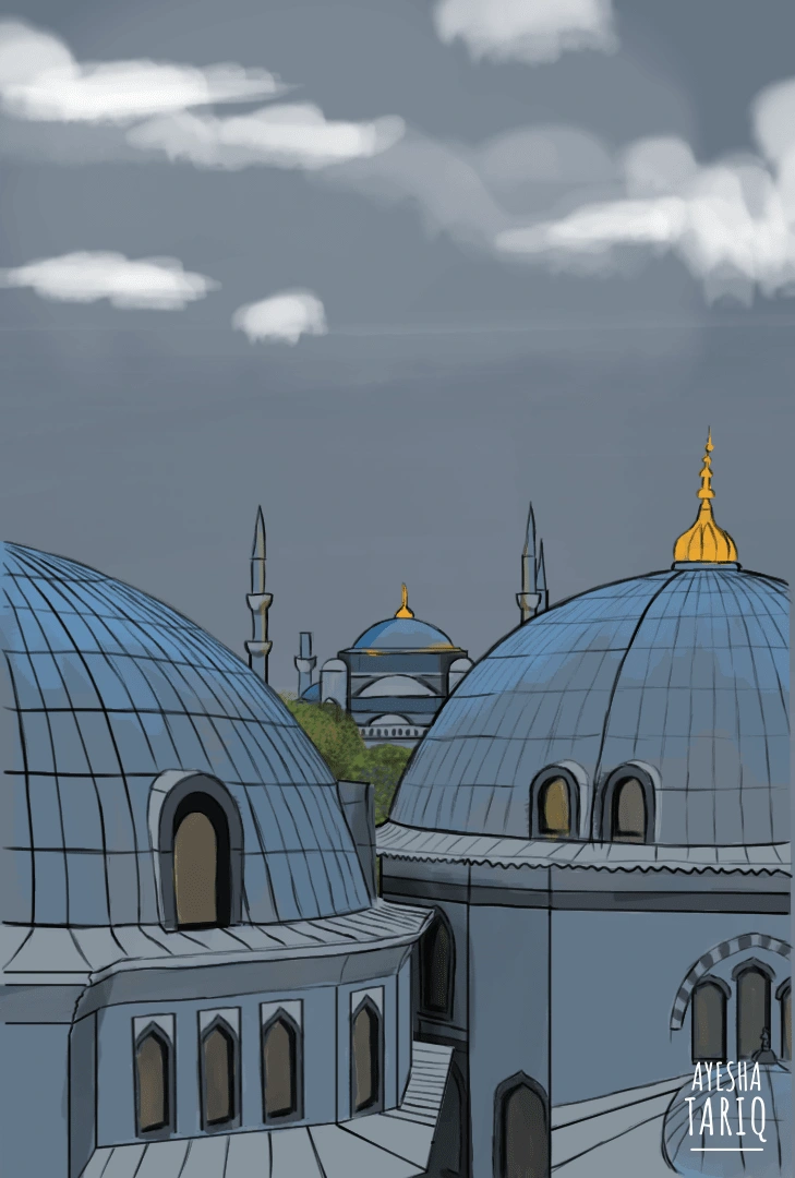 Artwork I painted for this project.