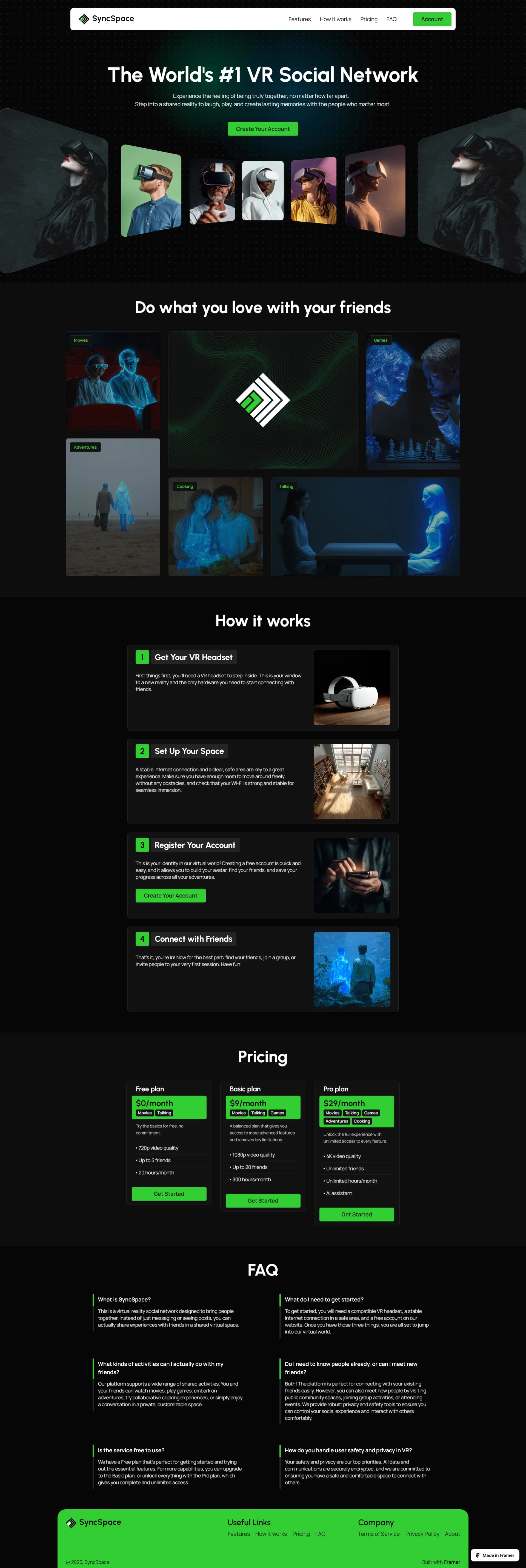 SyncSpace | Framer Landing Page