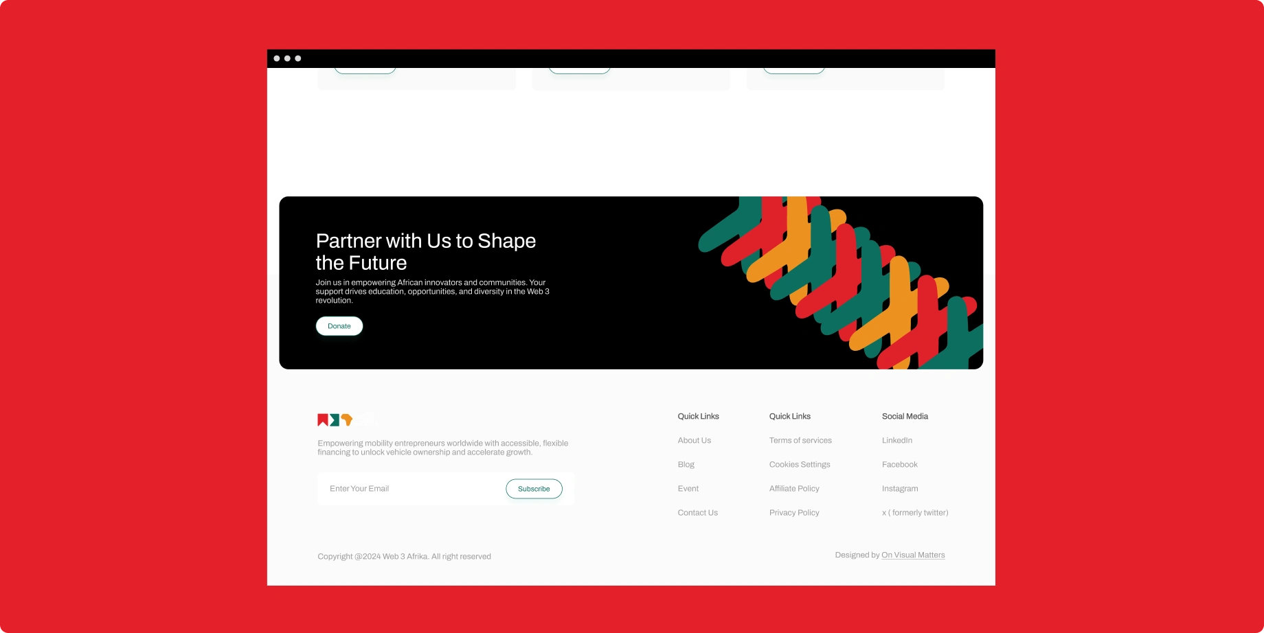 Web 3 Afrika- footer
