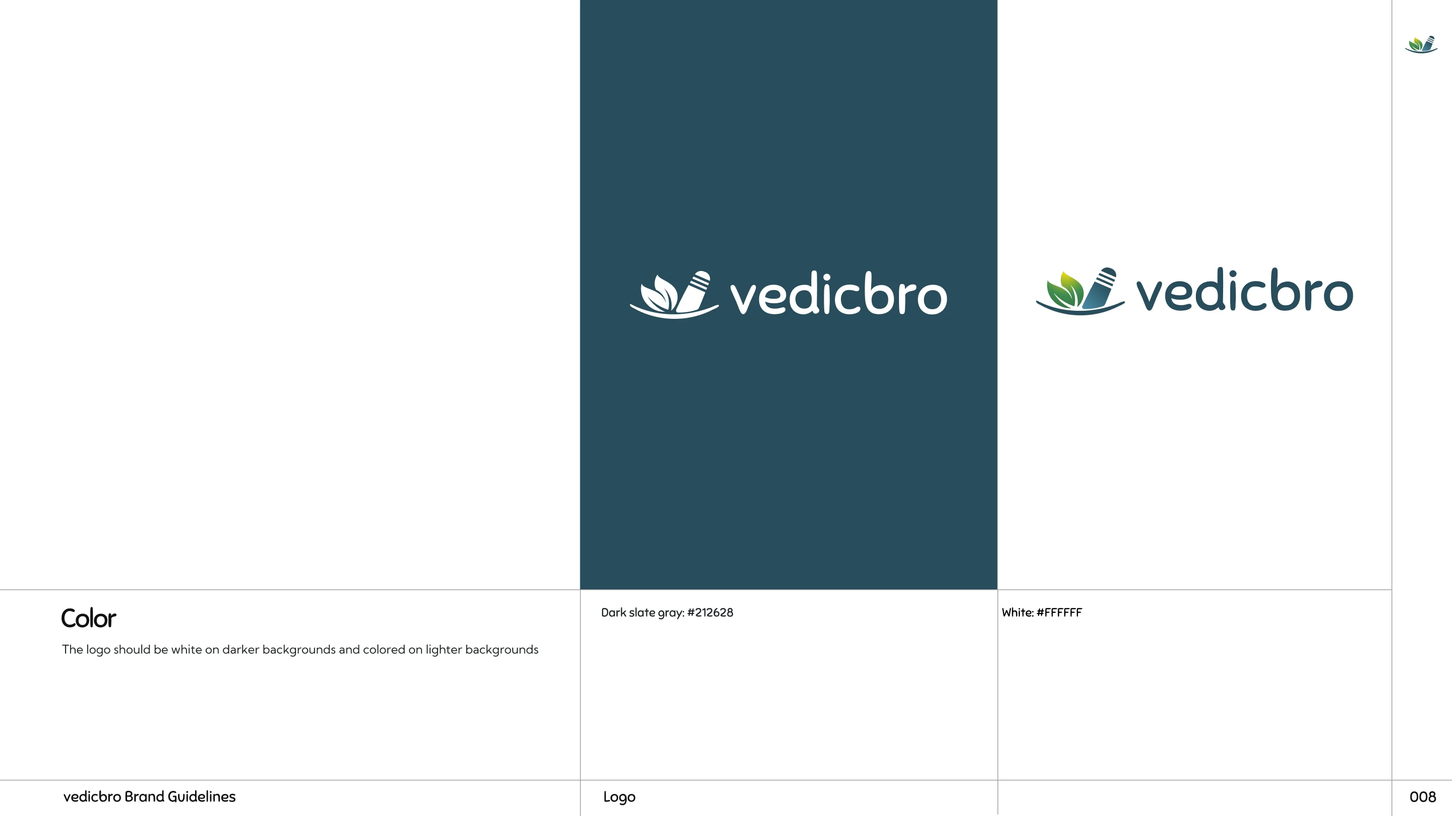 VedicBro Logo Design
