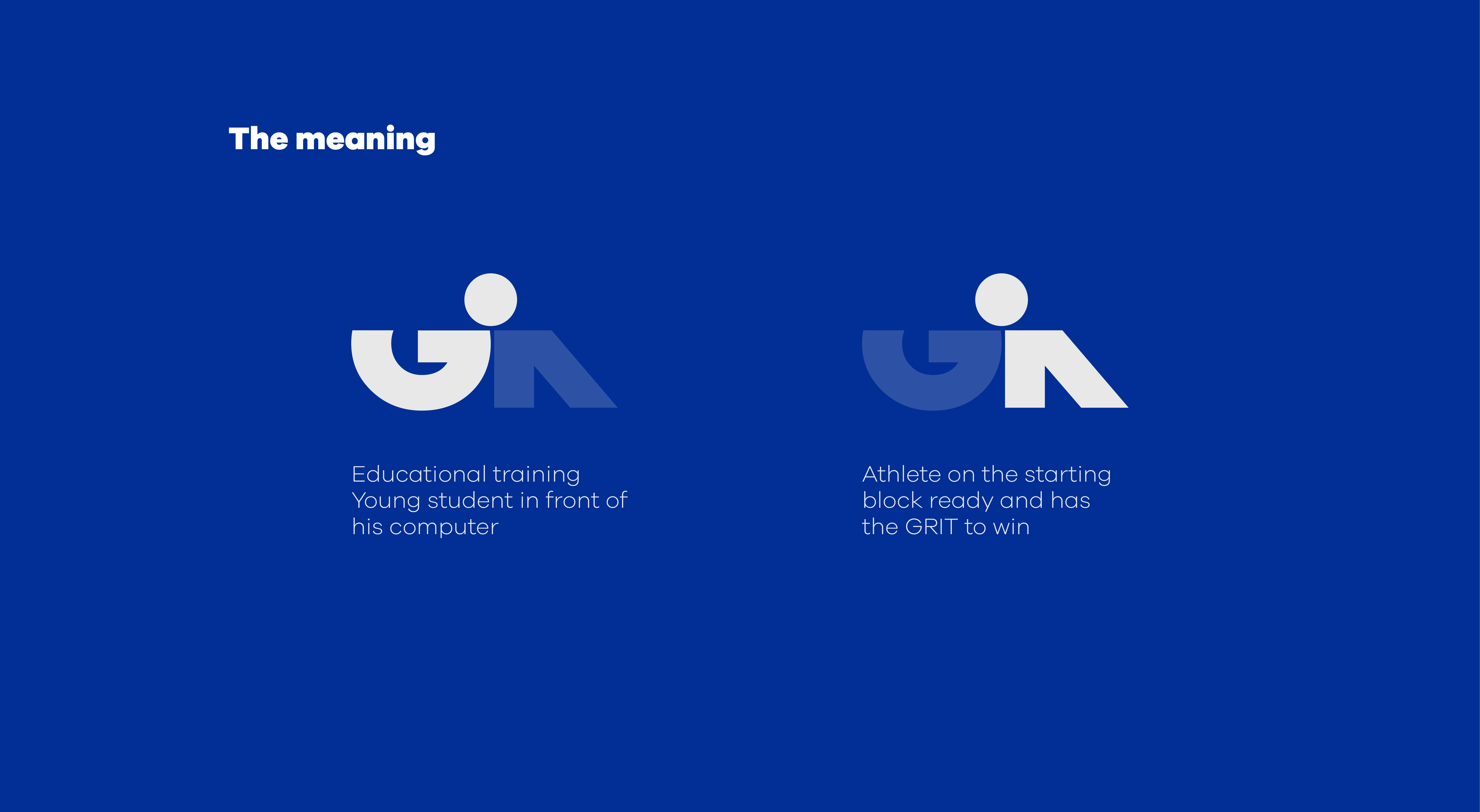 We deconstruct the logo to represetn each part for the education and the sports