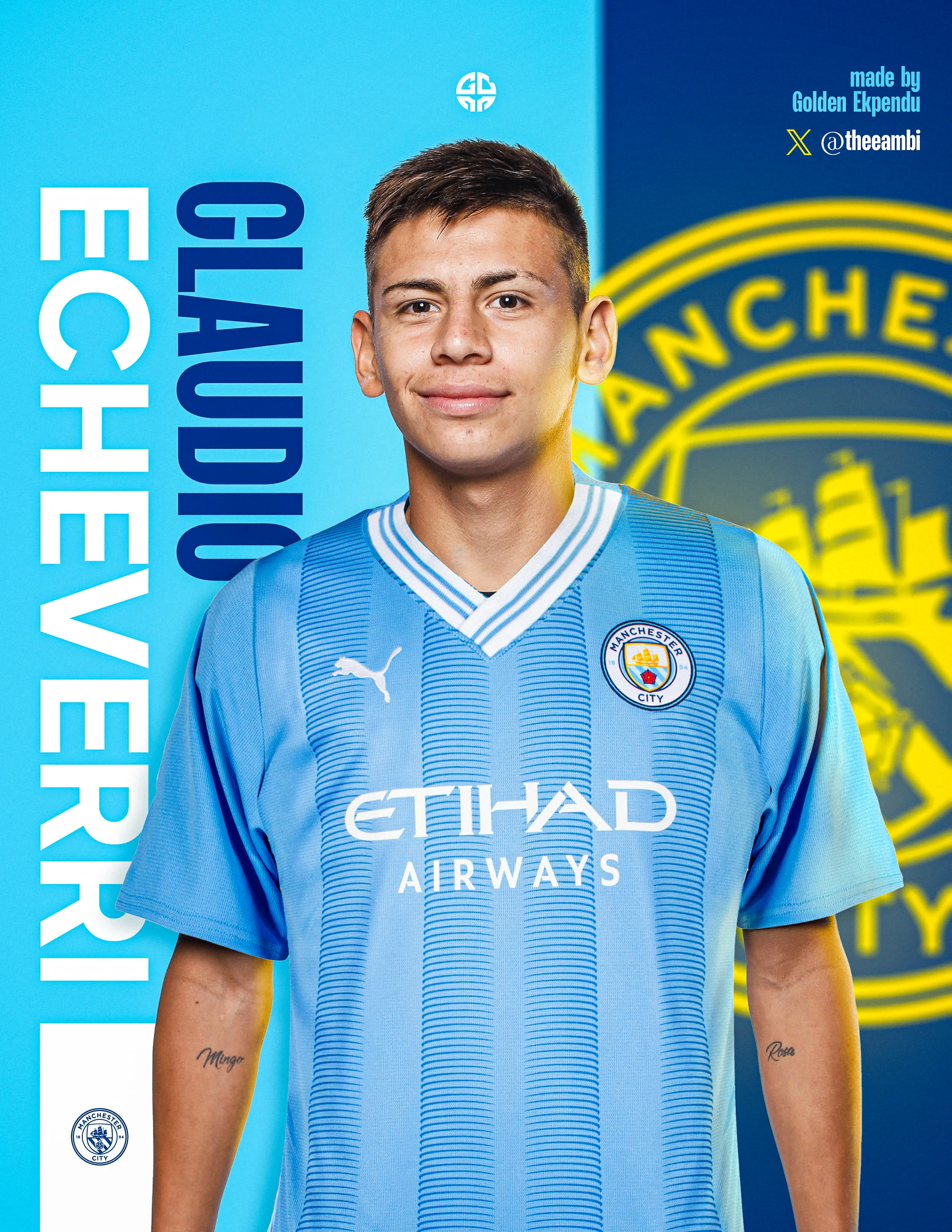 Claudio Echeverri from River Plate to Manchester City