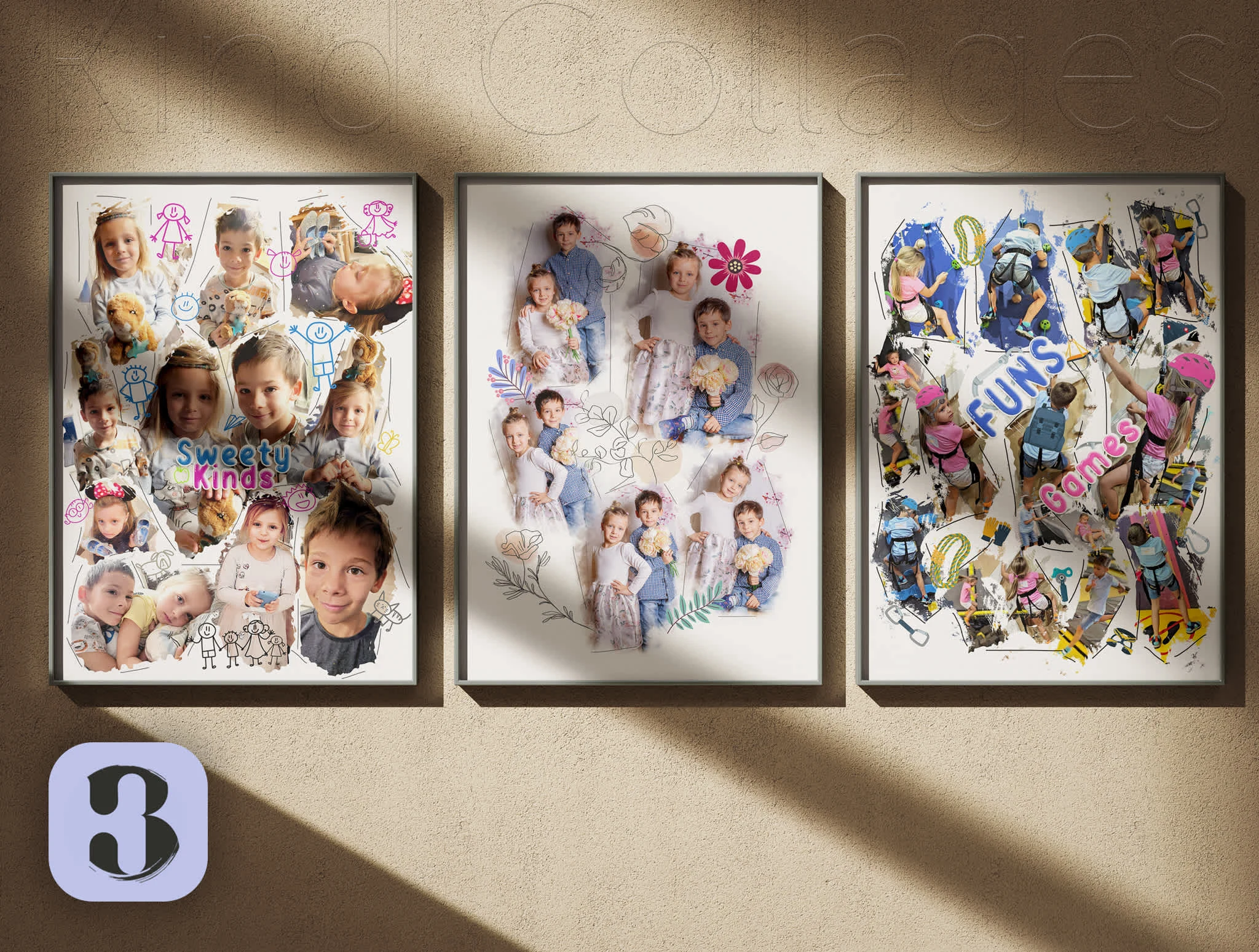 Kids and Children's memories in frames