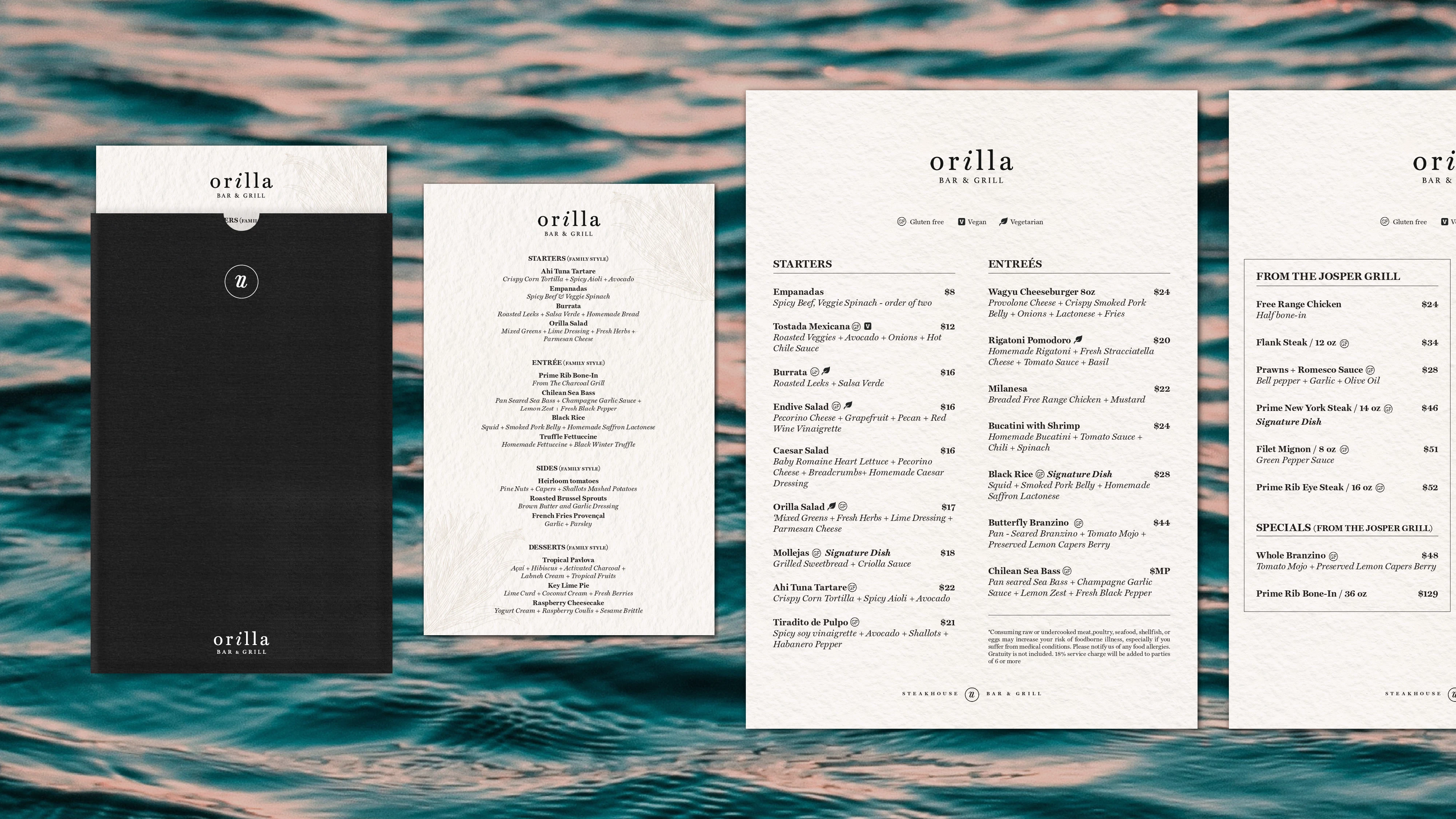 Menu System Design: Creation and maintenance of the complete menu system (food, drinks, specials). Focus on typographic hierarchy and layout design for optimal readability and a premium dining experience.