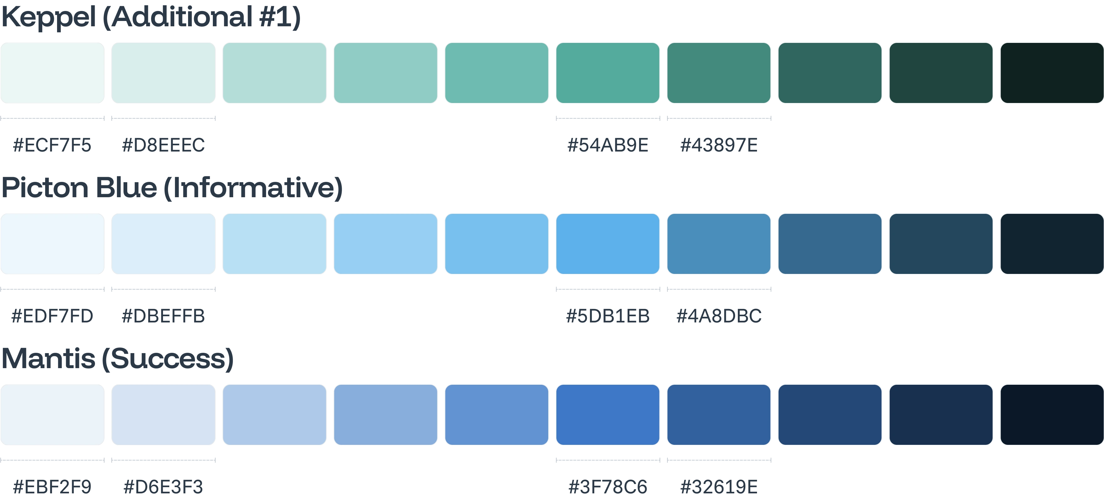Cool color spectrum