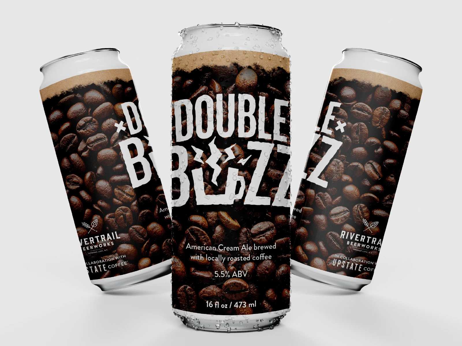 Can label for a collab with local roaster Upstate Coffee.