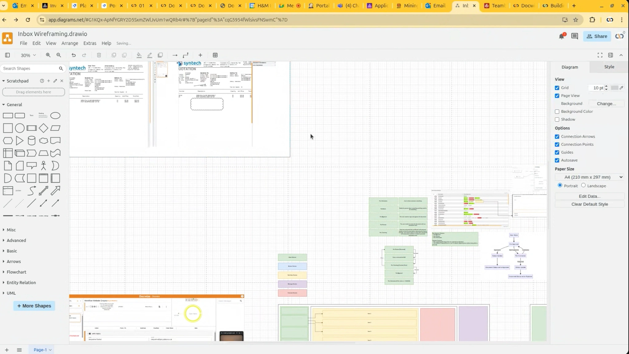 Before the pixels, I solidly had to back every action with good clarity. Mapping out every workflow touchpoint over and over.