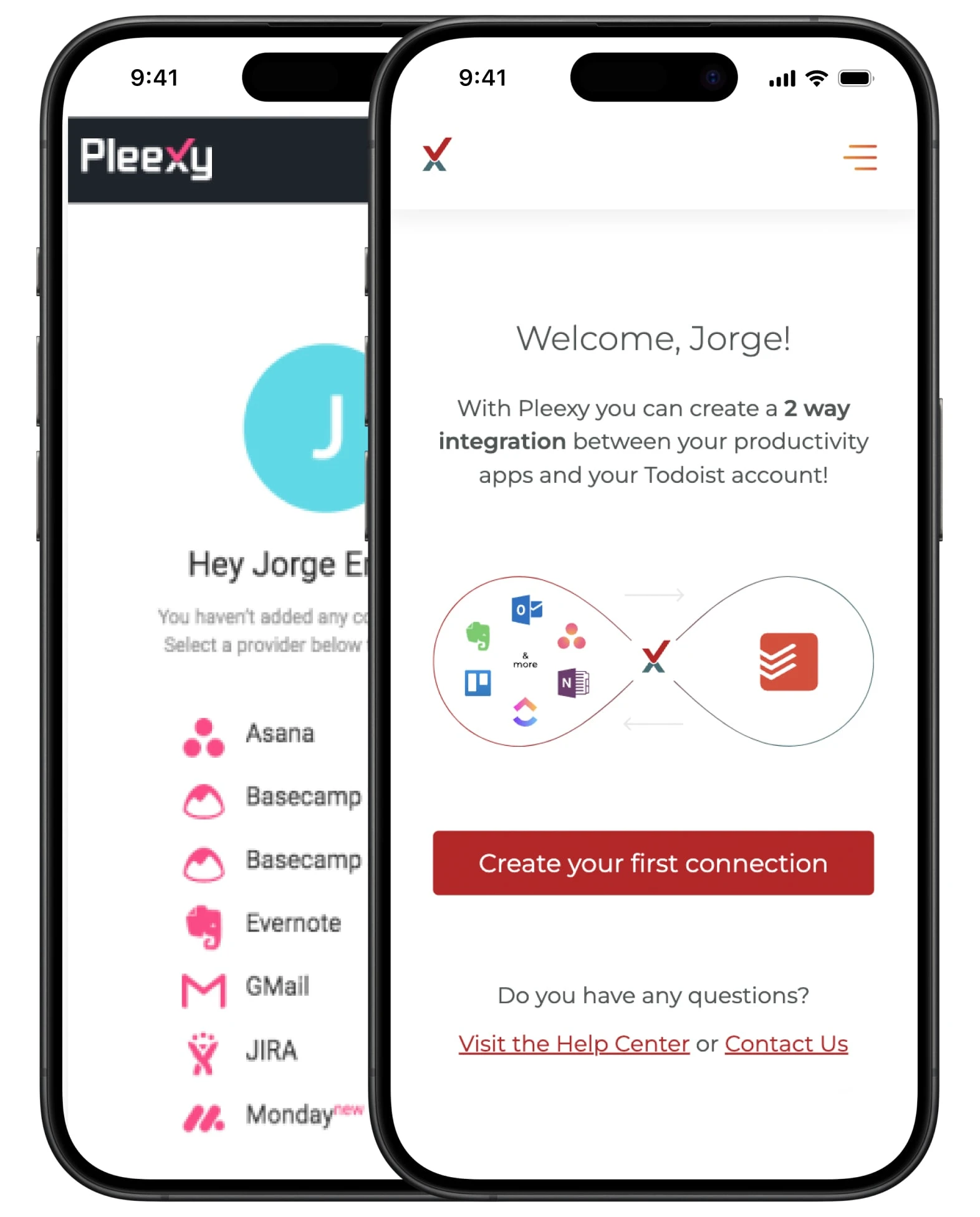 Empty state: before & after