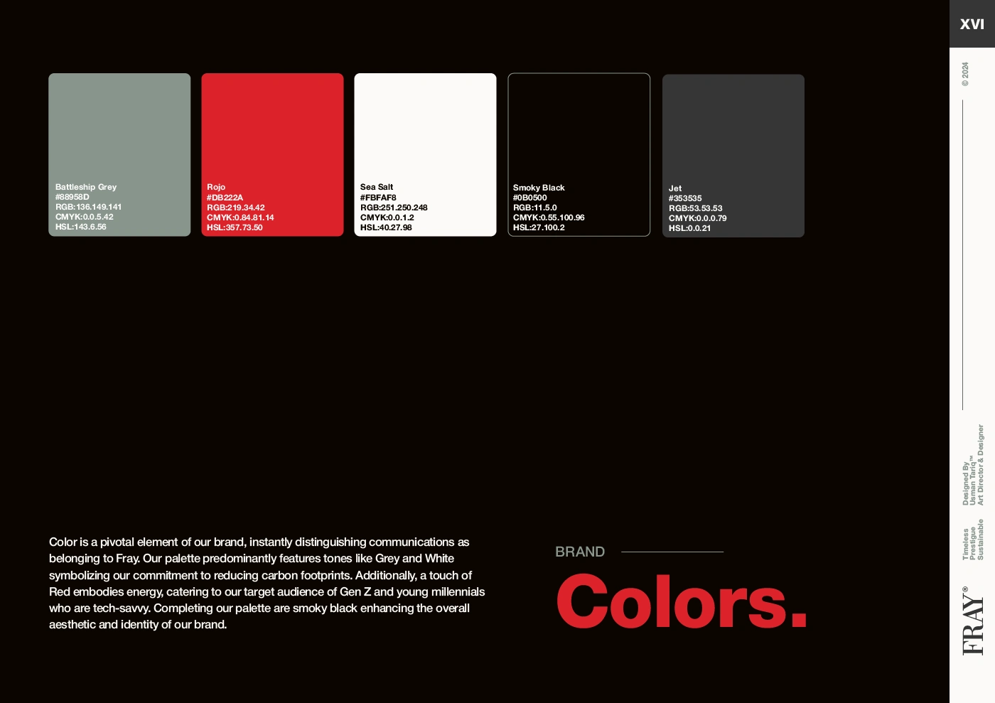 Fray Brand identity page 15