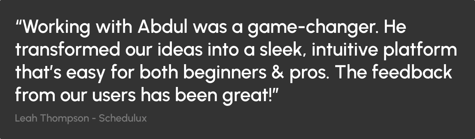 Client Review