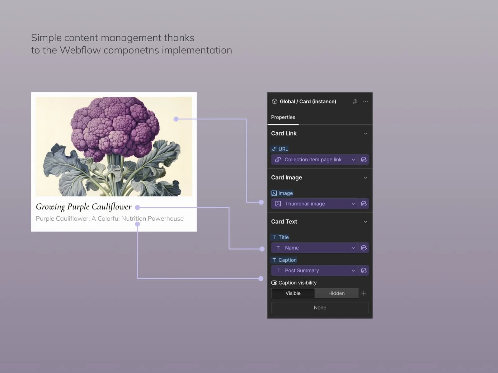 Content editor-friendly components
