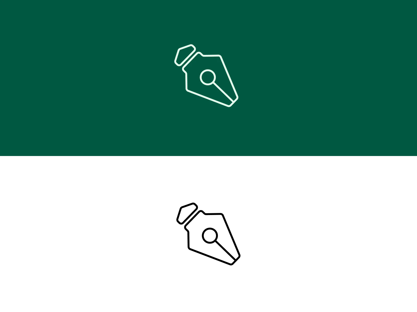 The final symbol balances organic inspiration with precision, creating a timeless logo that works alone or with a wordmark.